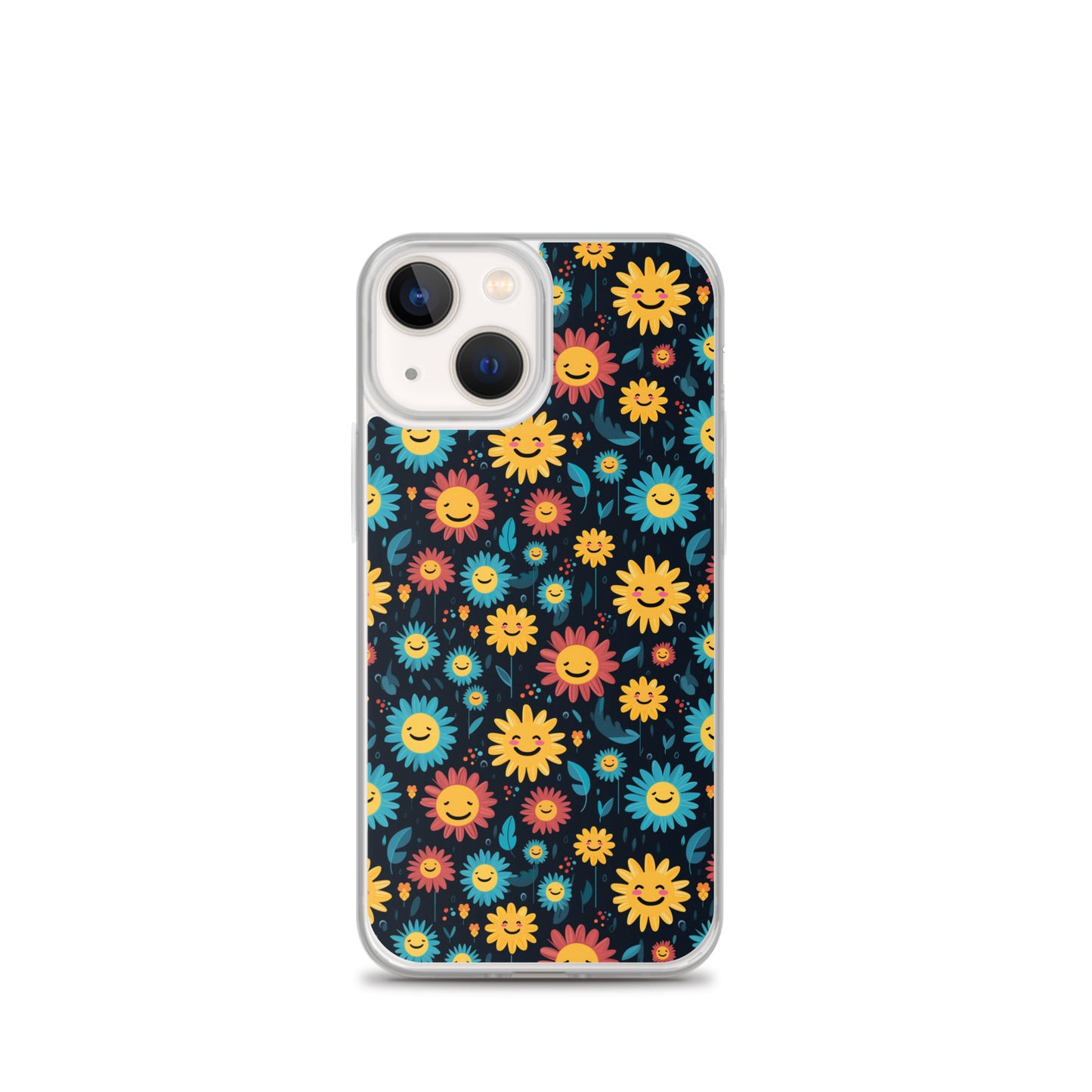 iPhone Case - Happy Smiley Flowers