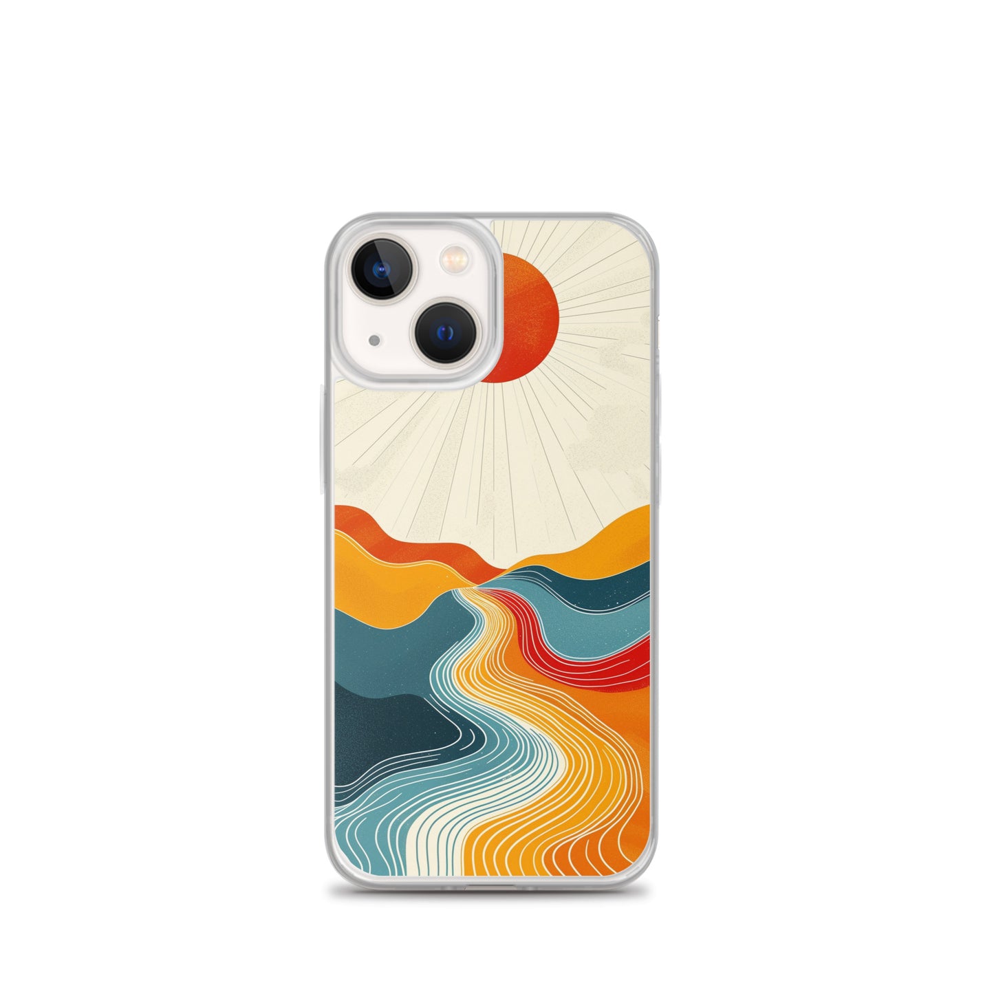 iPhone Case - Crimson Sol Labyrinth