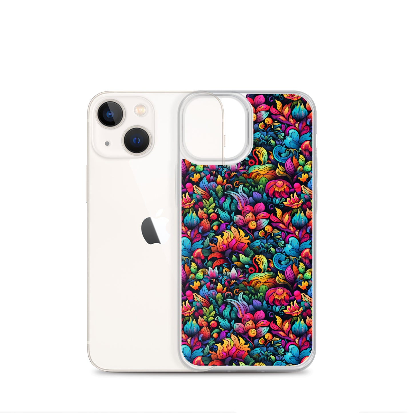 iPhone Case - Psychedelic Flowers