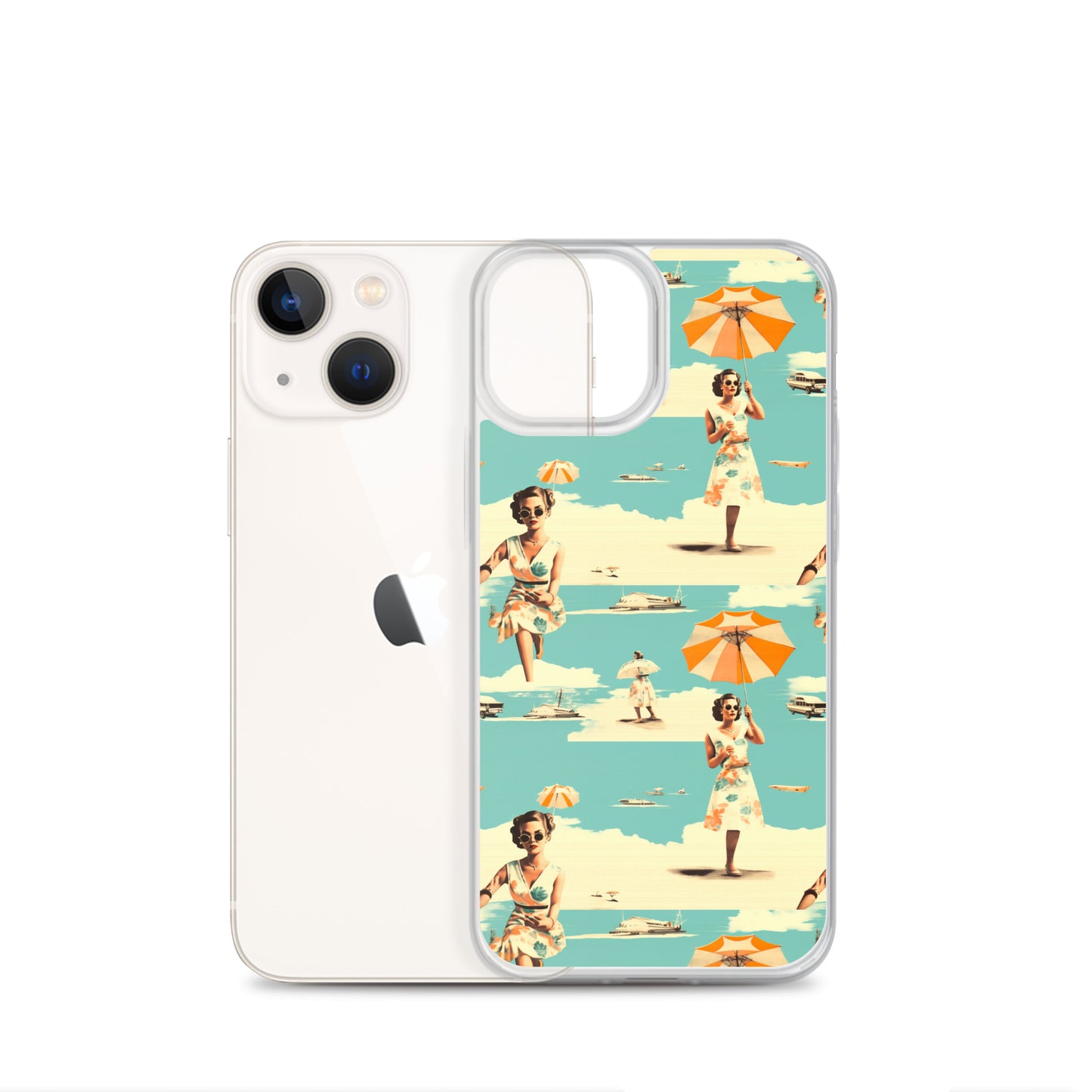 iPhone Case - Vintage Seaside Elegance