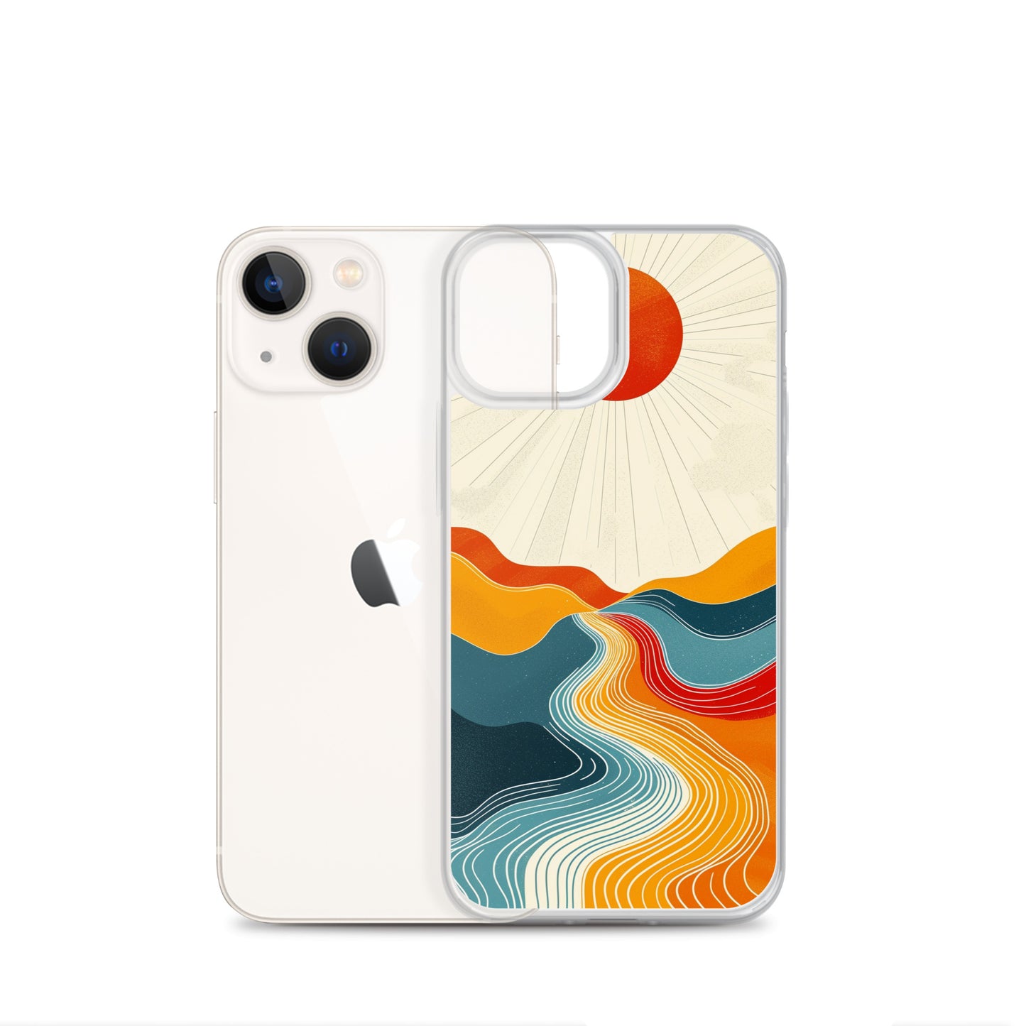 iPhone Case - Crimson Sol Labyrinth