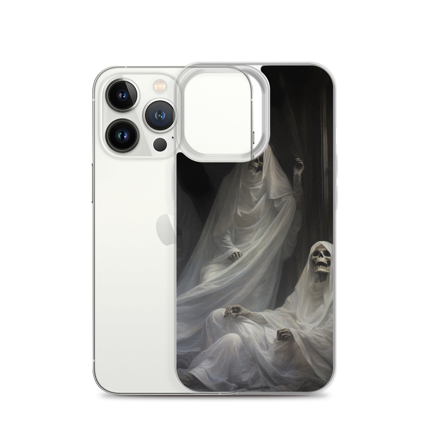 iPhone Case - Halloween Skeleton Ghosts