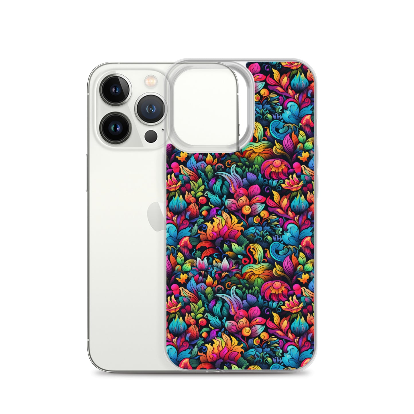 iPhone Case - Psychedelic Flowers