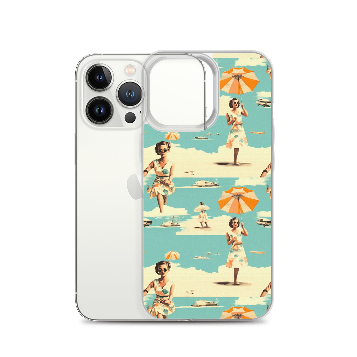 iPhone Case - Vintage Seaside Elegance