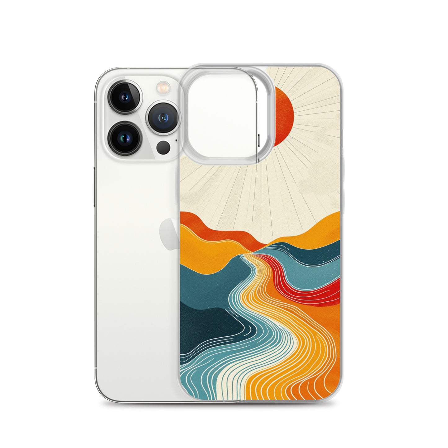 iPhone Case - Crimson Sol Labyrinth
