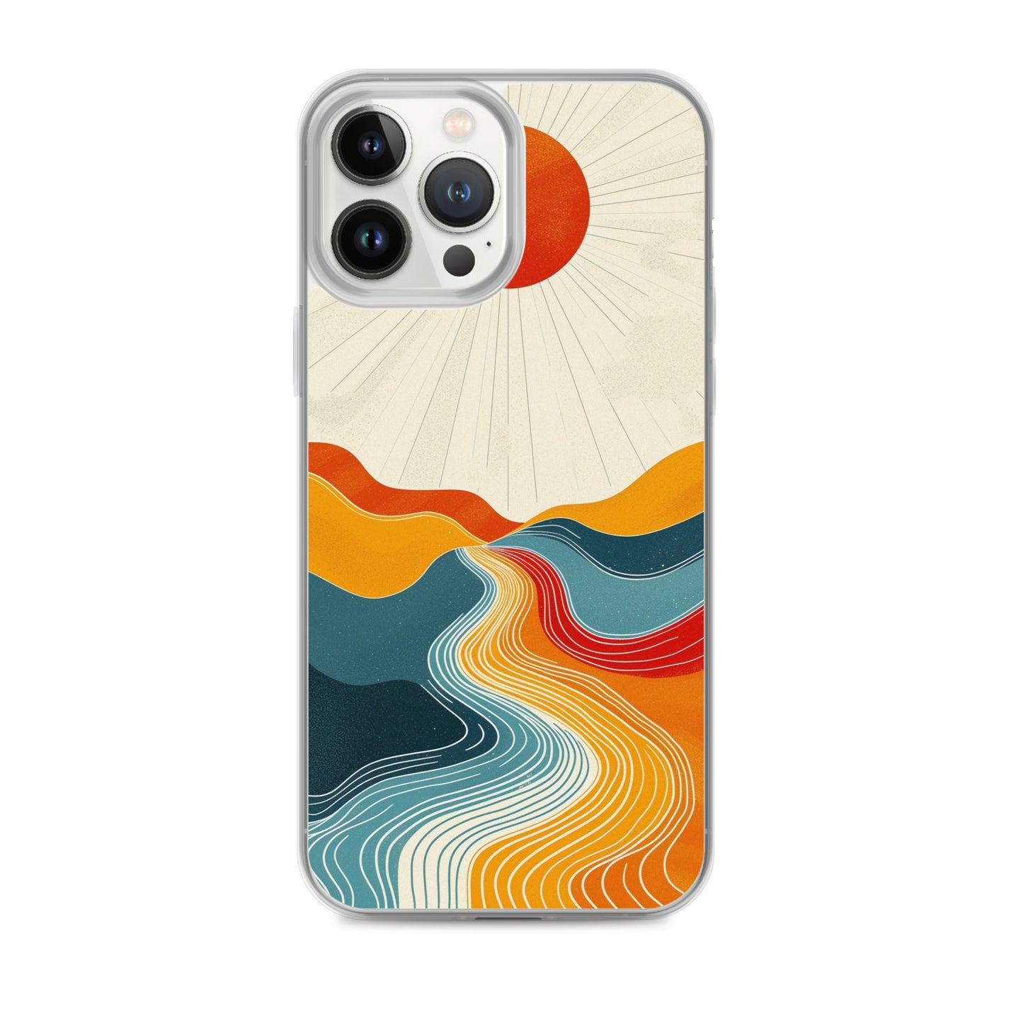 iPhone Case - Crimson Sol Labyrinth