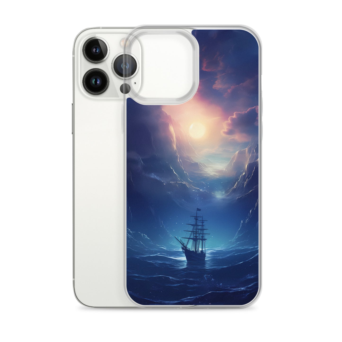 iPhone Case - Wooden Ship in Moonlight