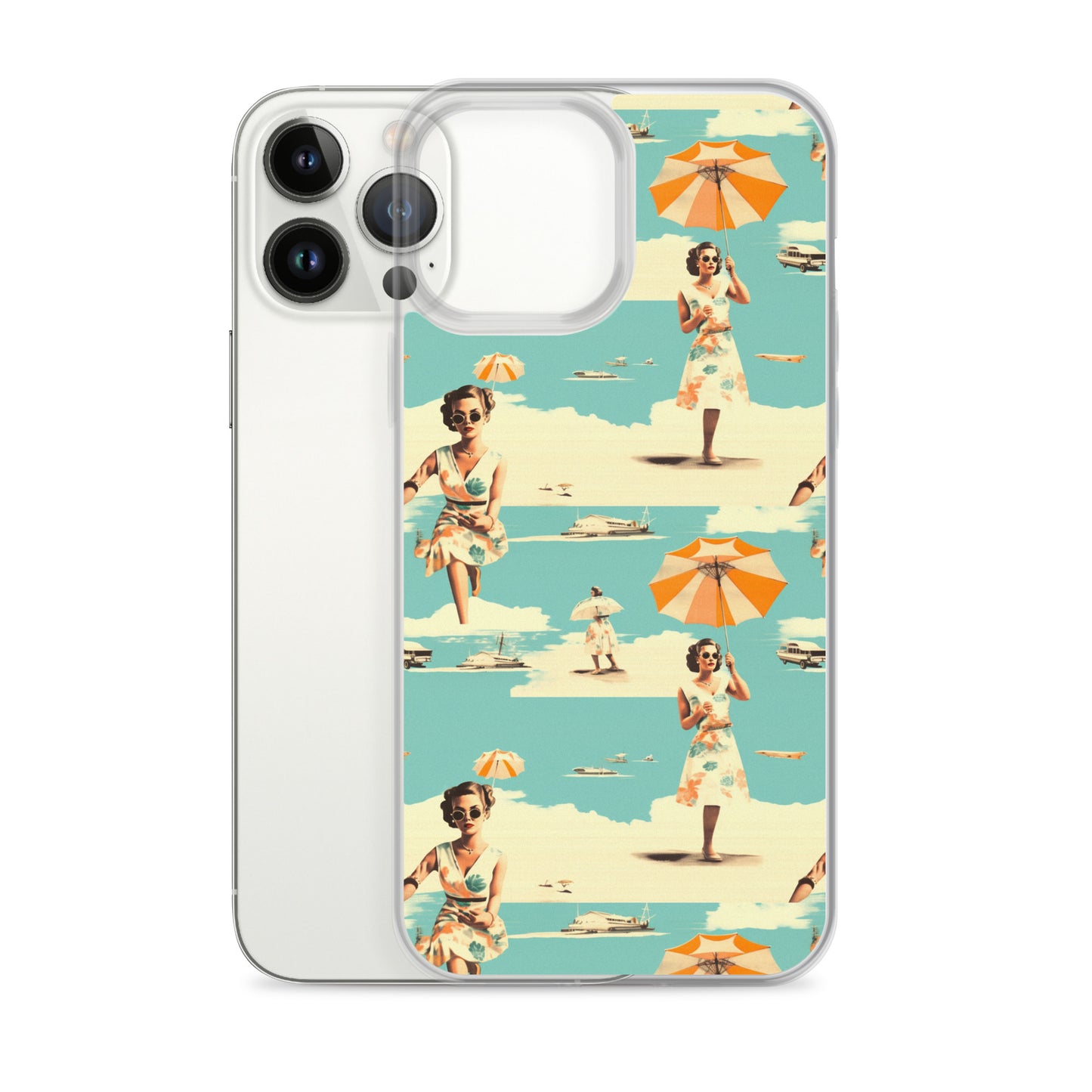 iPhone Case - Vintage Seaside Elegance