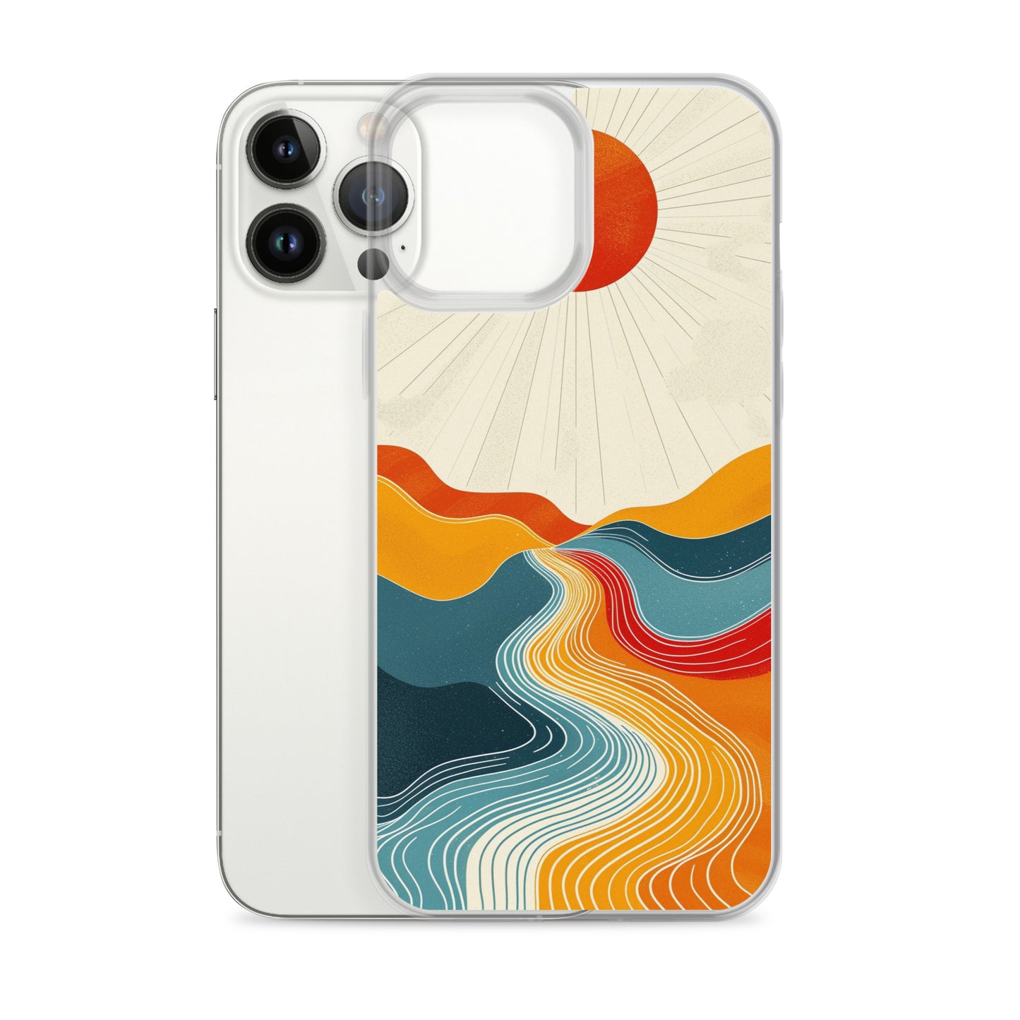 iPhone Case - Crimson Sol Labyrinth