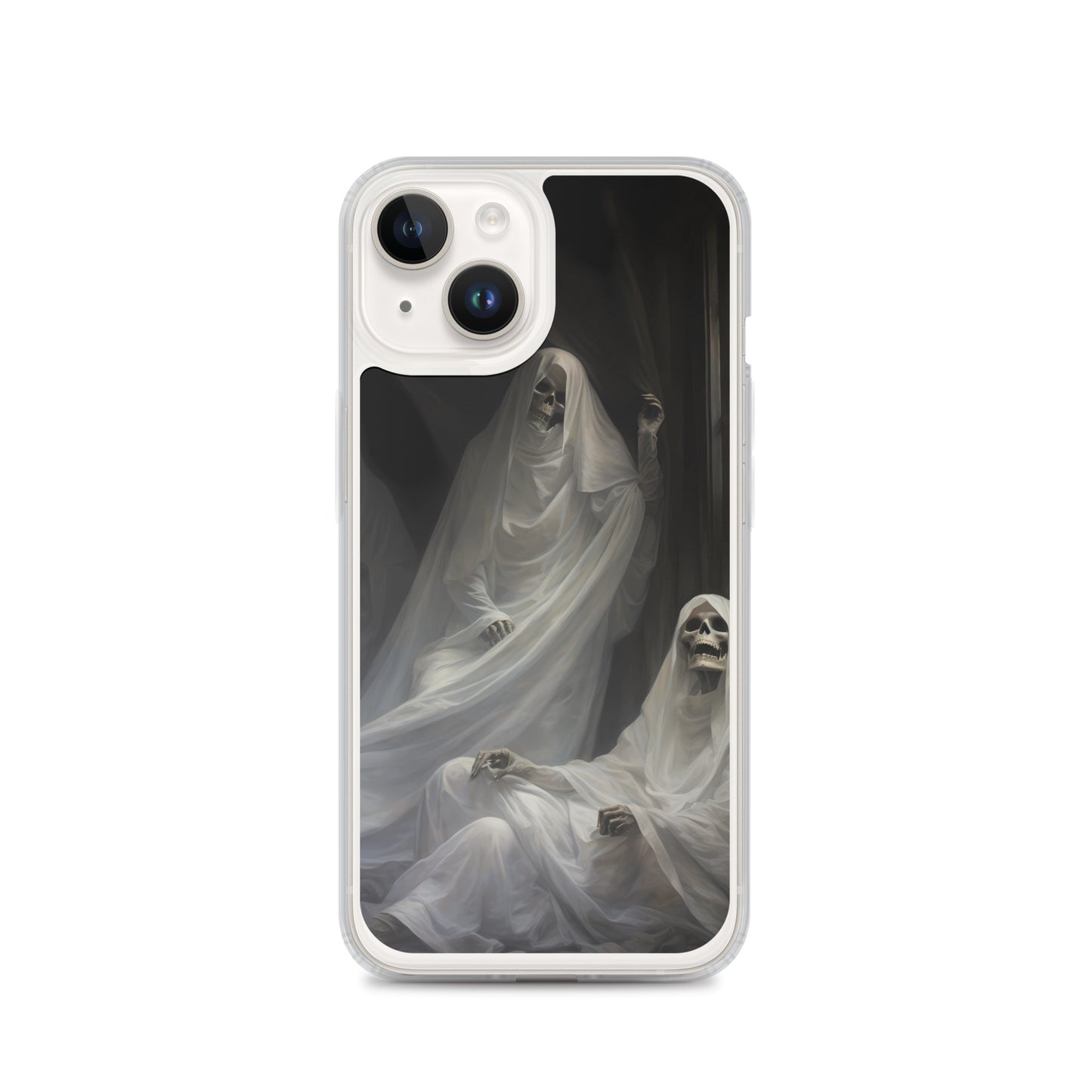 iPhone Case - Halloween Skeleton Ghosts