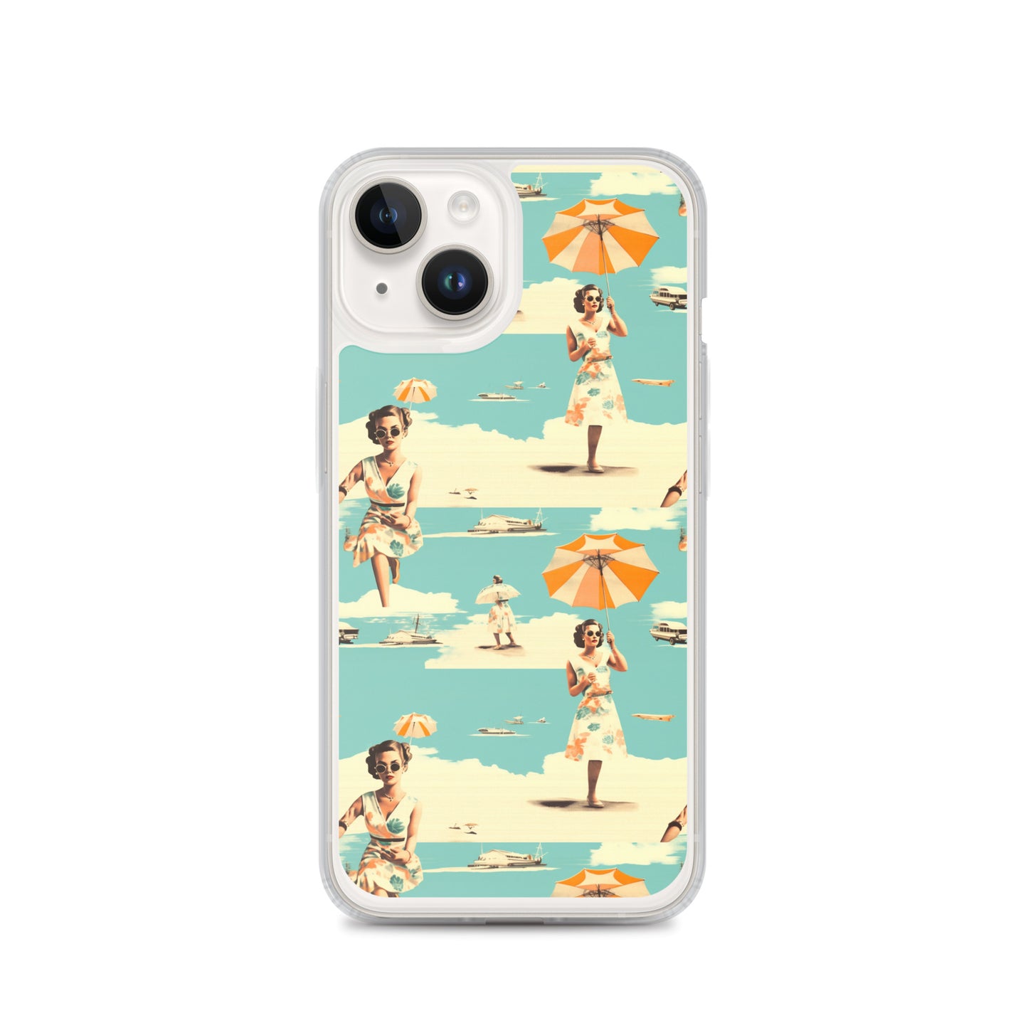 iPhone Case - Vintage Seaside Elegance