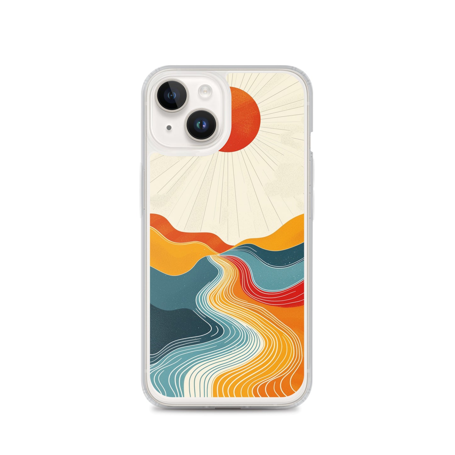 iPhone Case - Crimson Sol Labyrinth