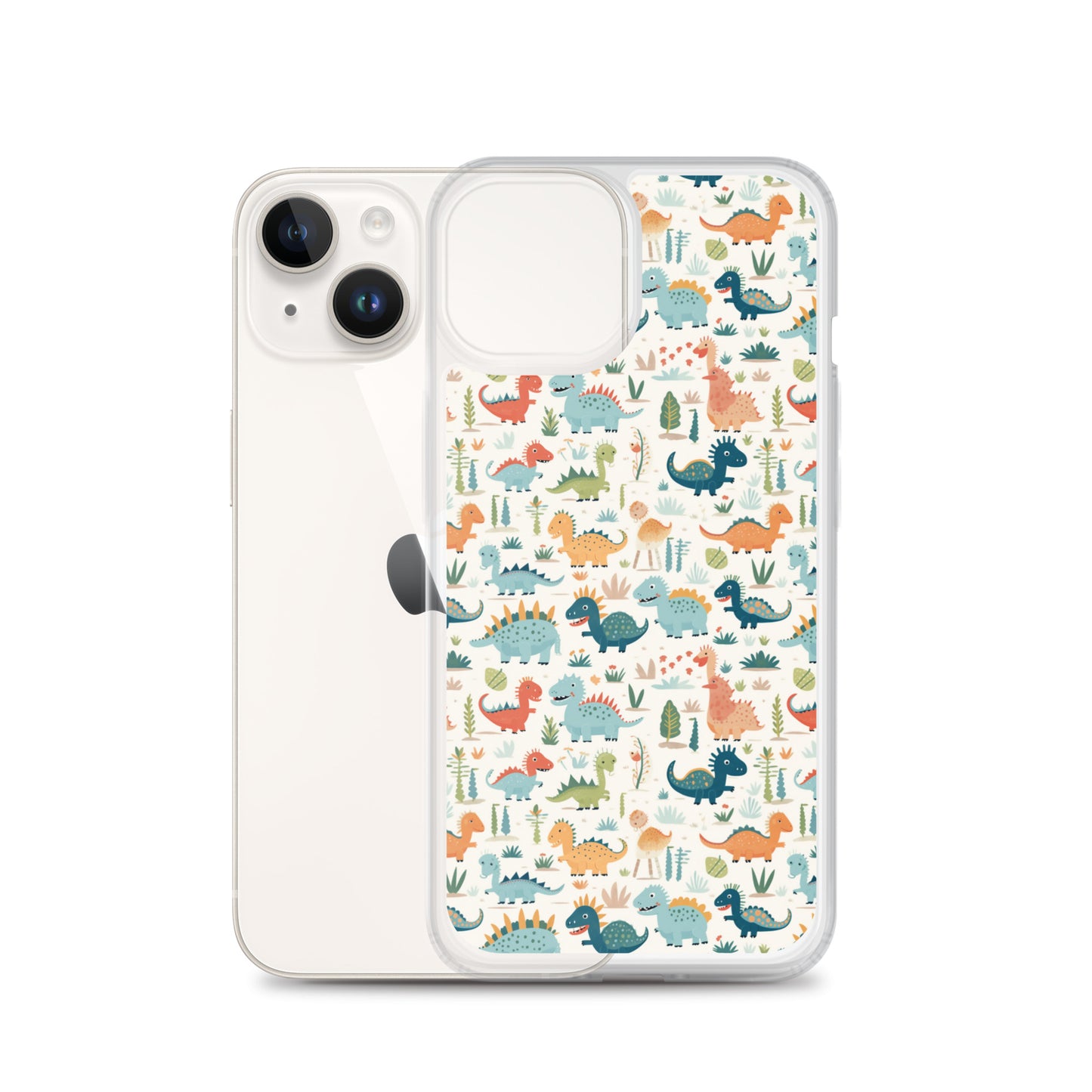 iPhone Case - Cute Dinosaurs Pattern