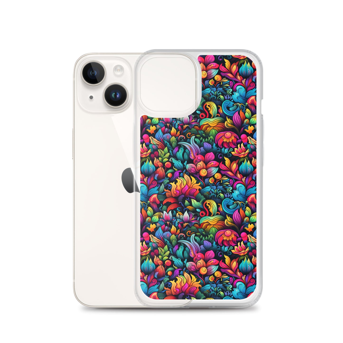 iPhone Case - Psychedelic Flowers