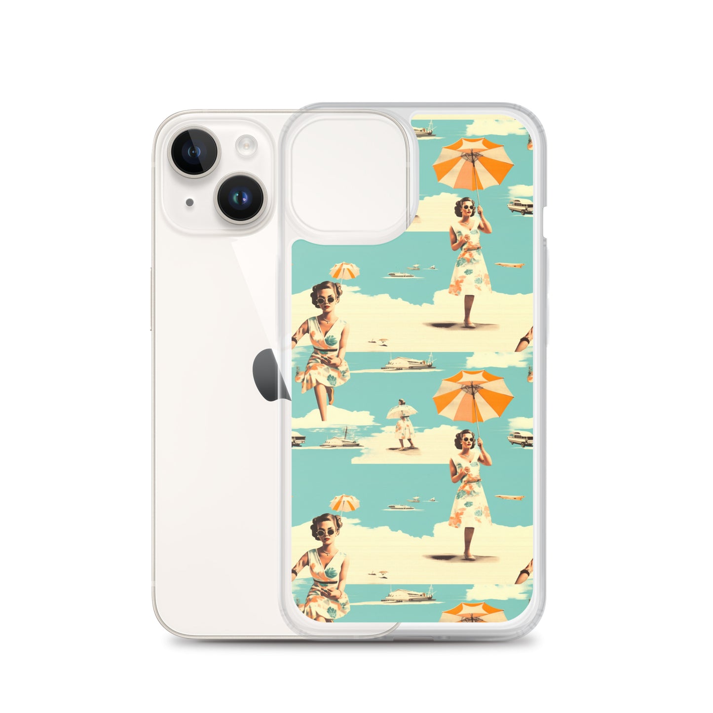 iPhone Case - Vintage Seaside Elegance