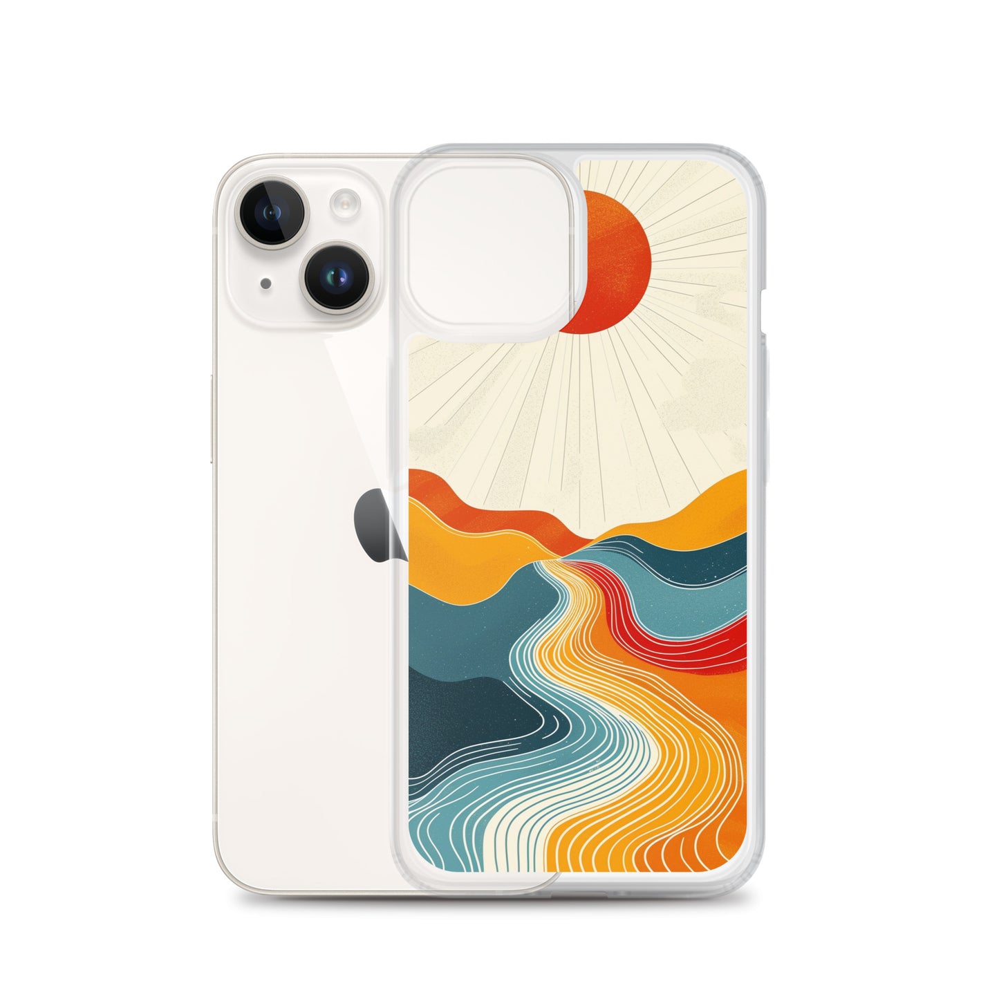 iPhone Case - Crimson Sol Labyrinth