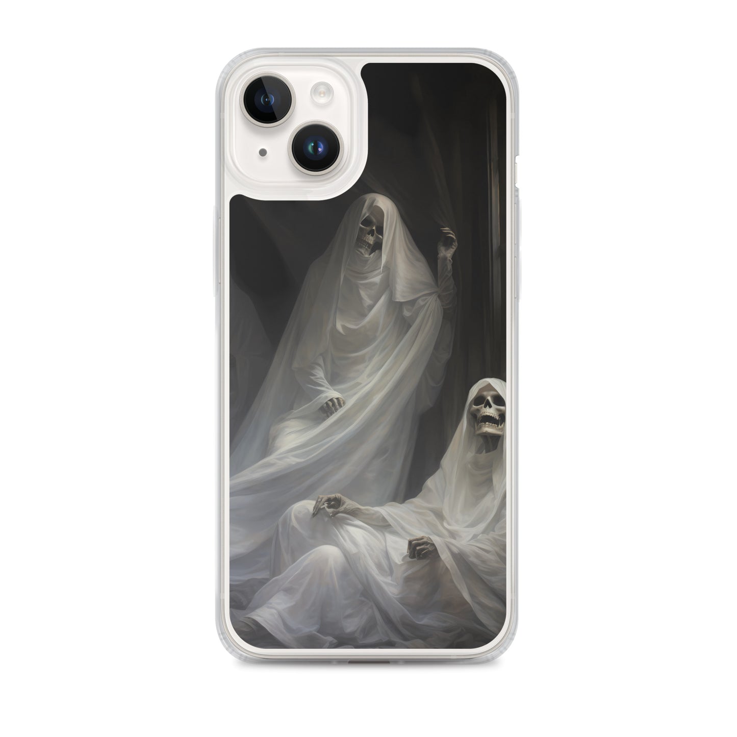 iPhone Case - Halloween Skeleton Ghosts