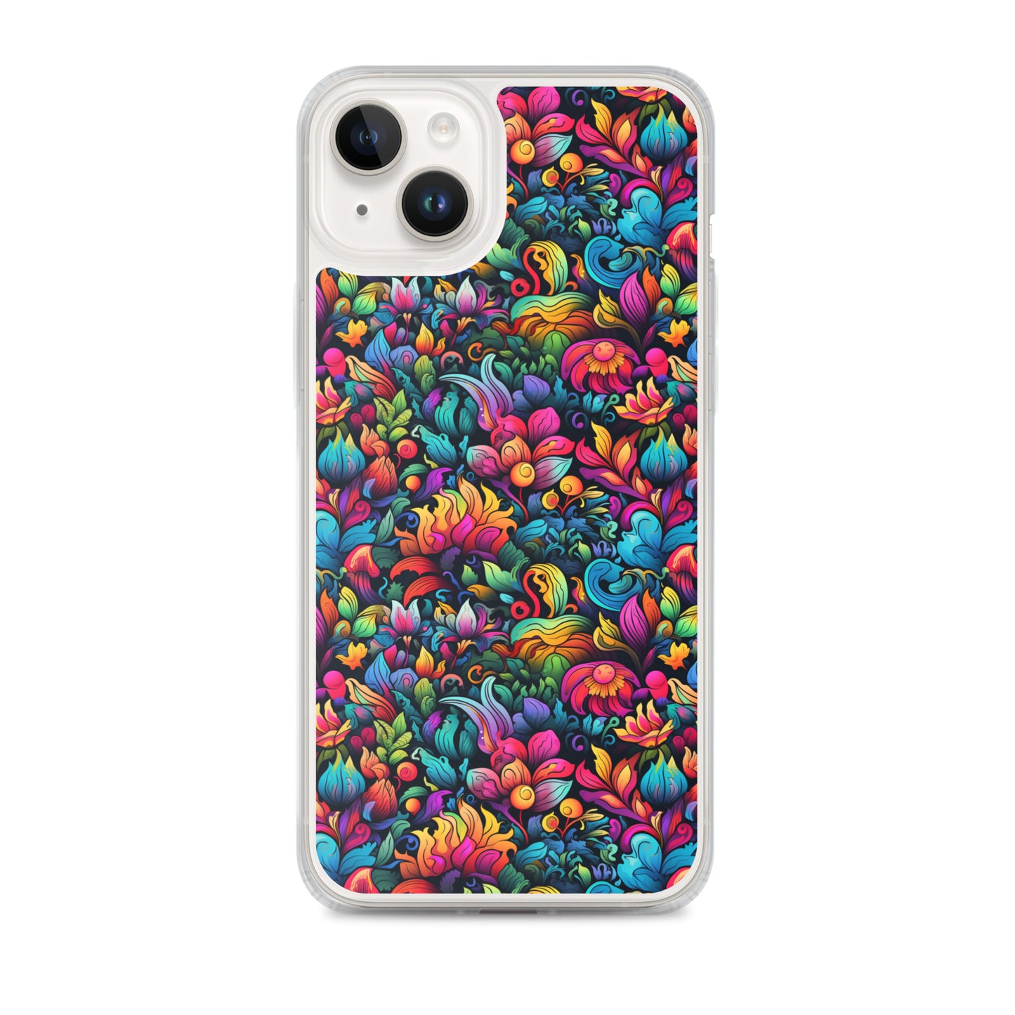 iPhone Case - Psychedelic Flowers