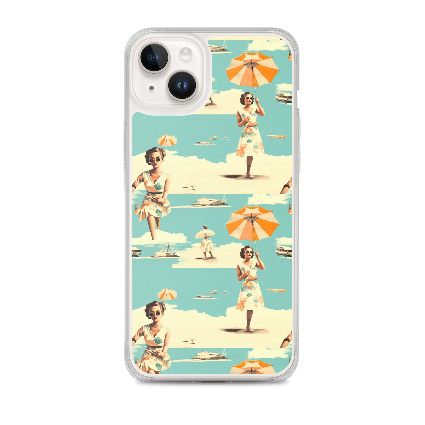 iPhone Case - Vintage Seaside Elegance