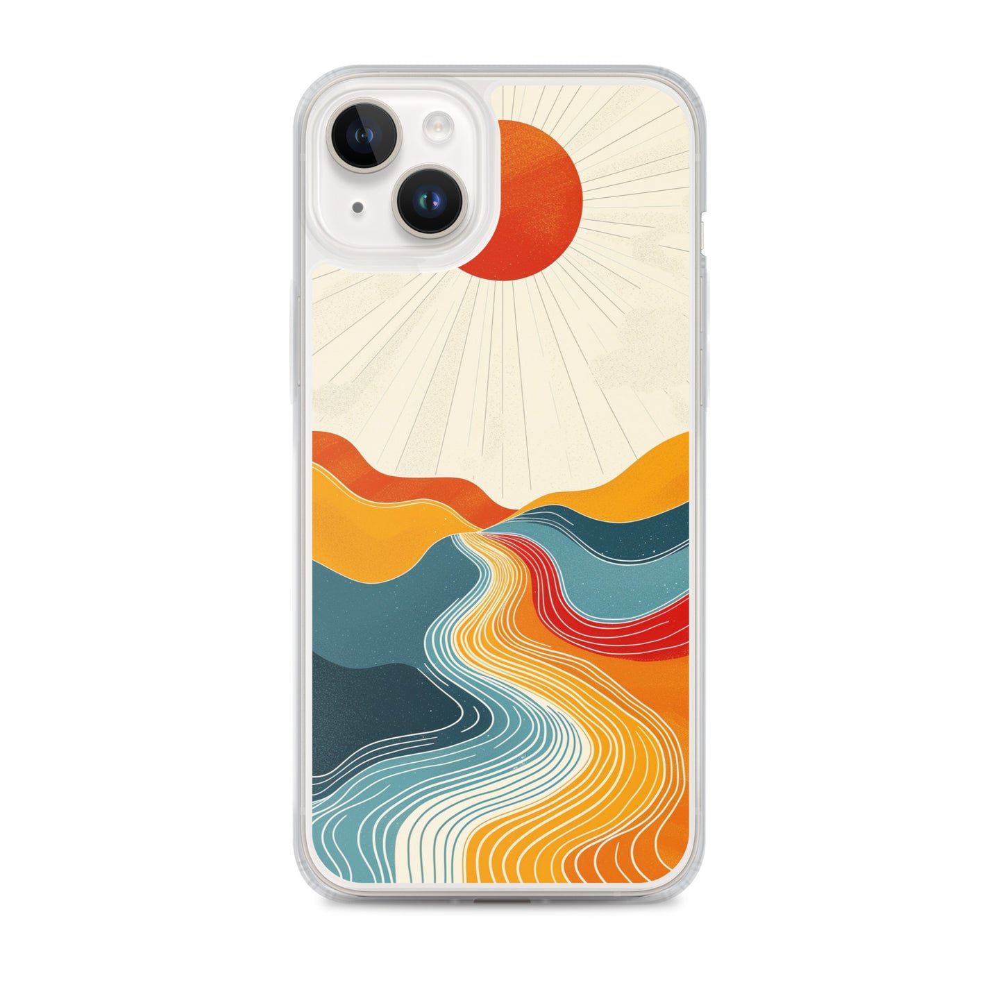 iPhone Case - Crimson Sol Labyrinth