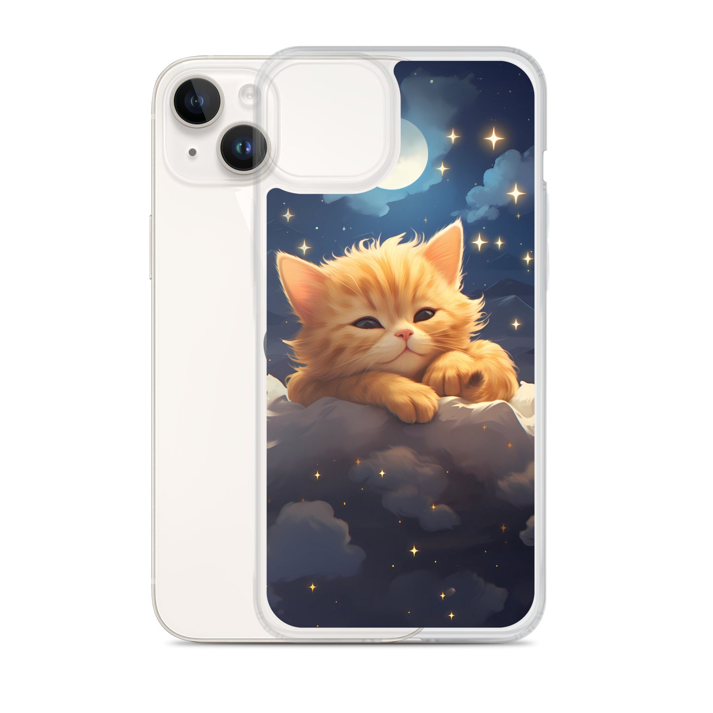 iPhone Case - Kitten on a Cloud