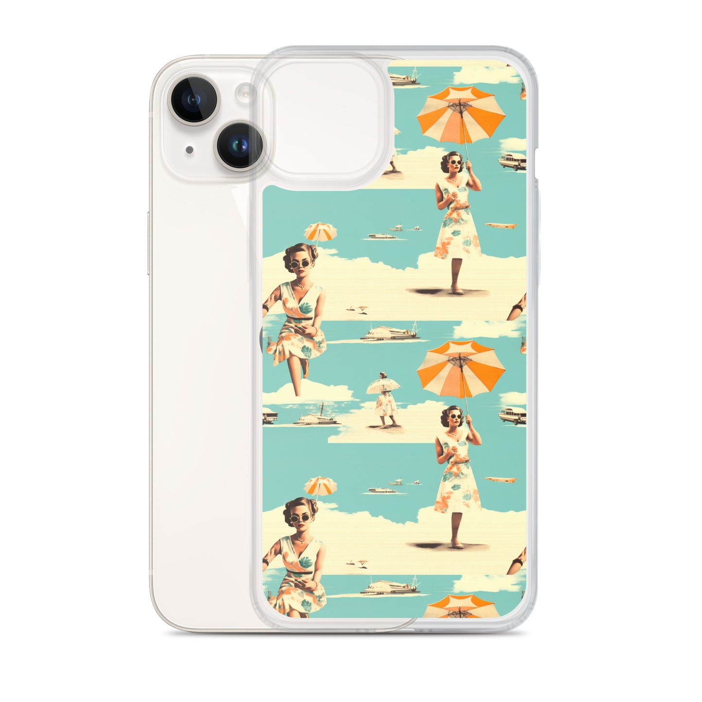 iPhone Case - Vintage Seaside Elegance
