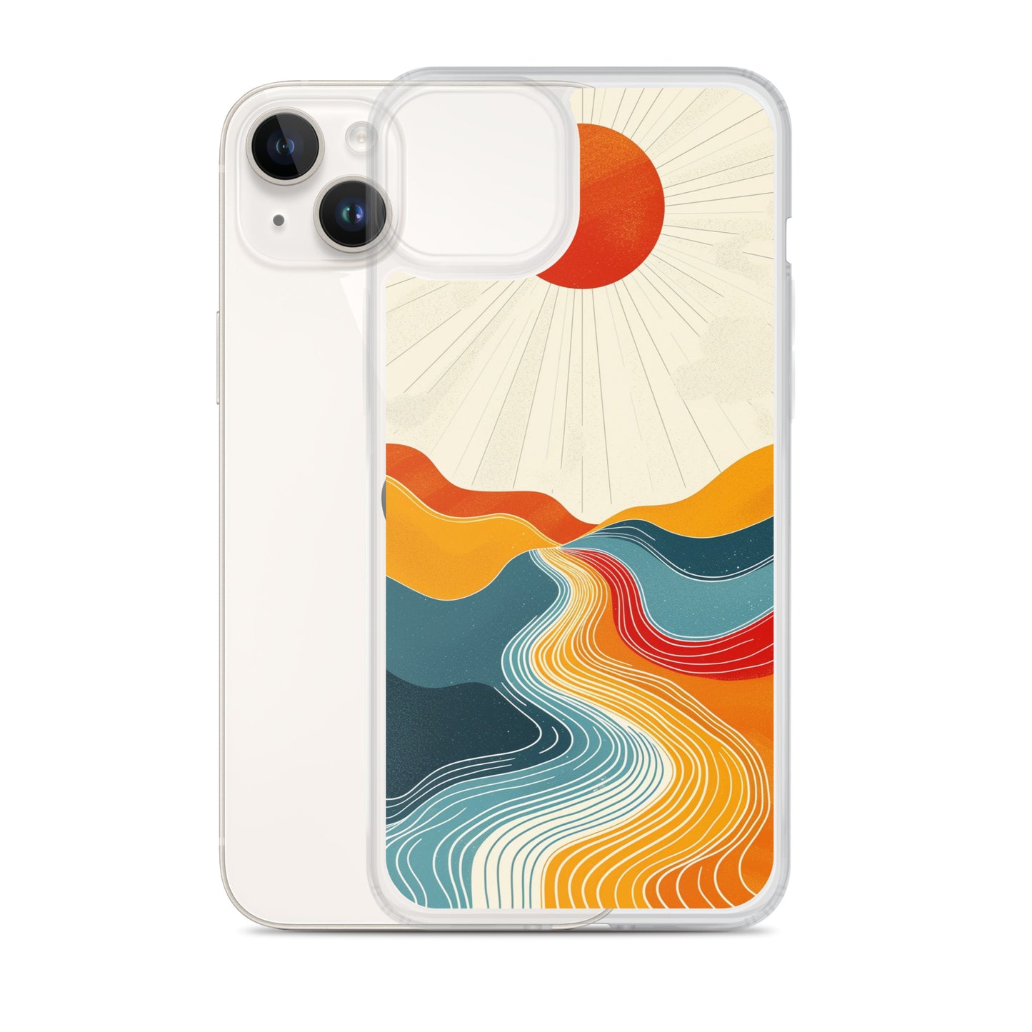iPhone Case - Crimson Sol Labyrinth