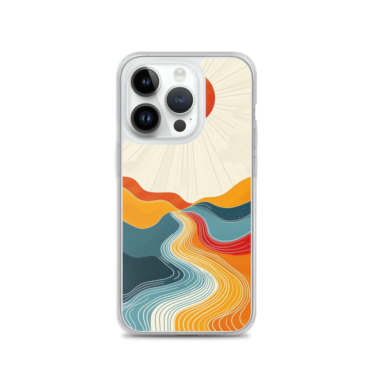 iPhone Case - Crimson Sol Labyrinth