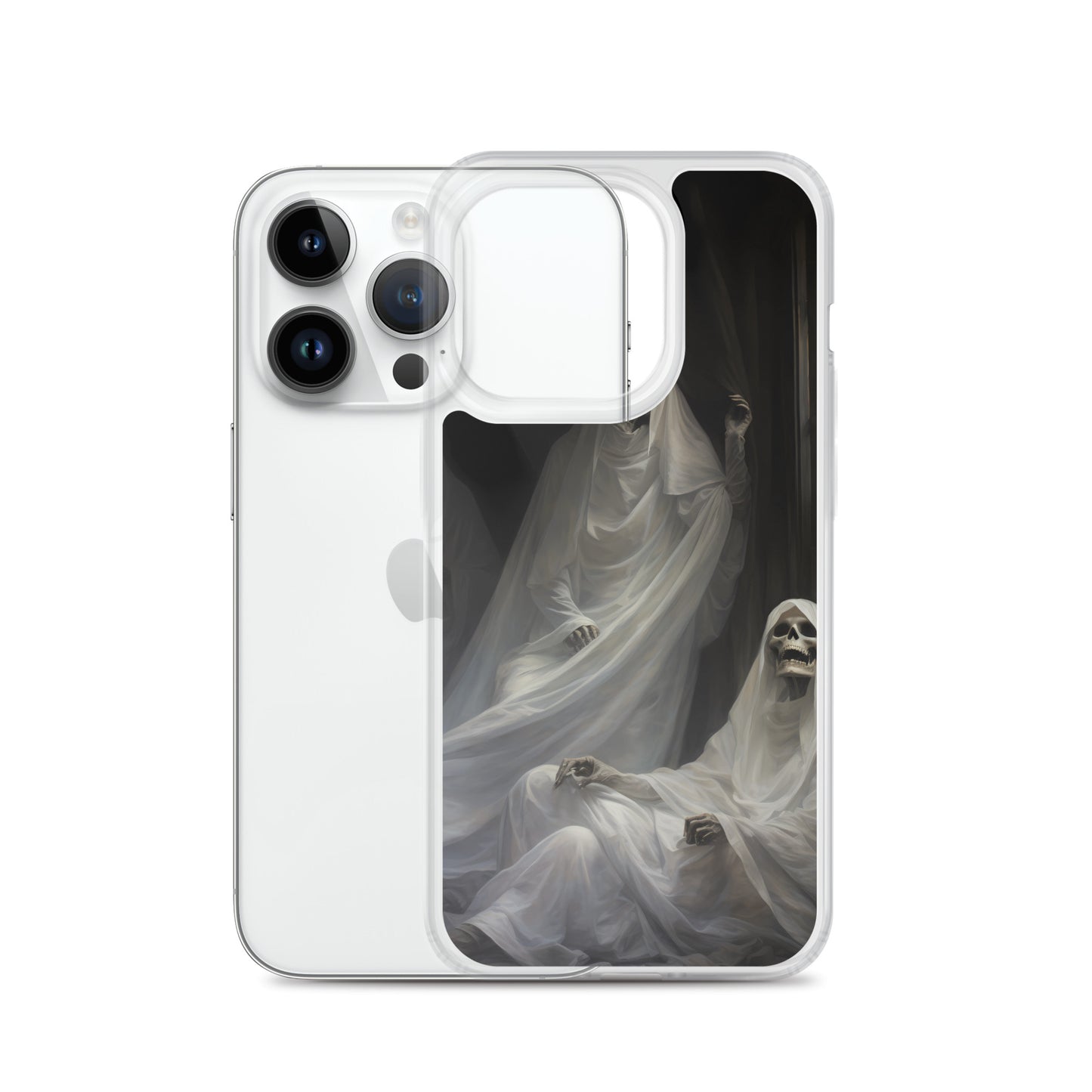 iPhone Case - Halloween Skeleton Ghosts