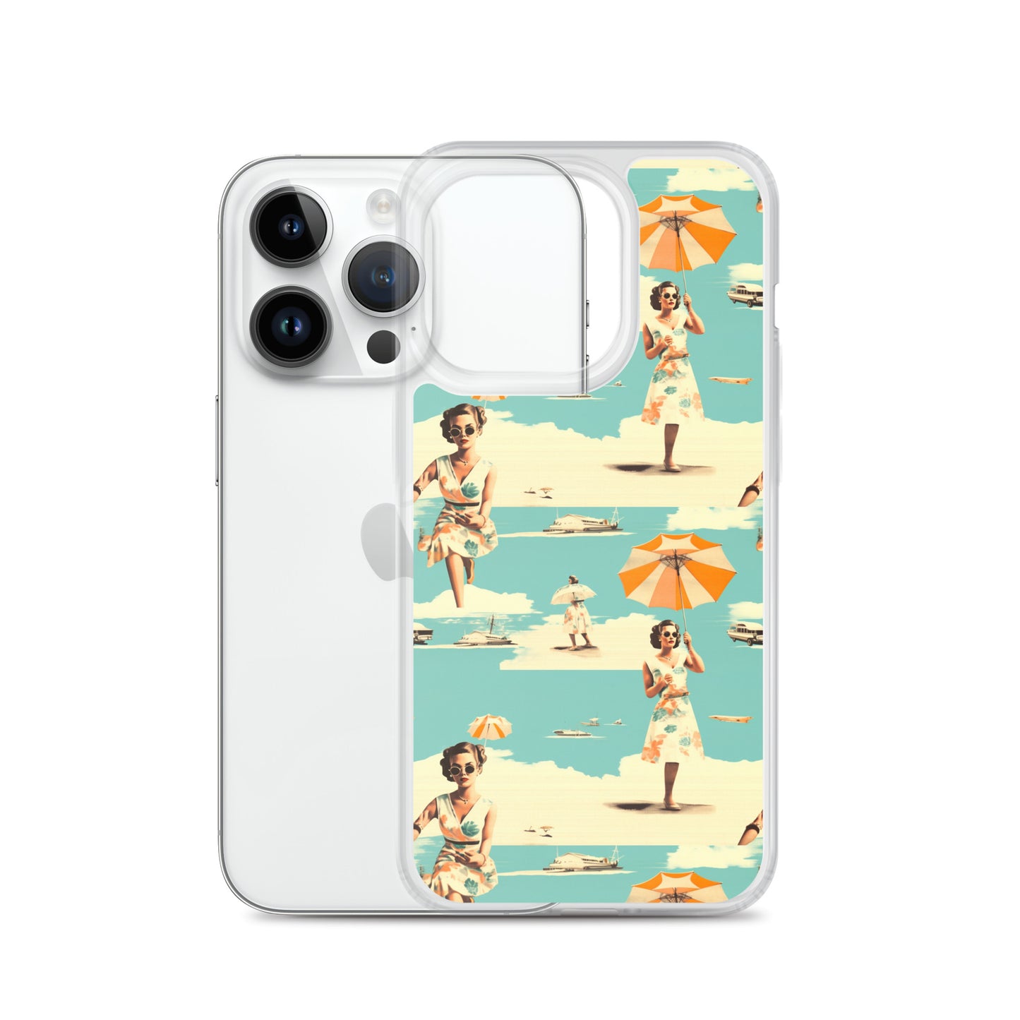 iPhone Case - Vintage Seaside Elegance
