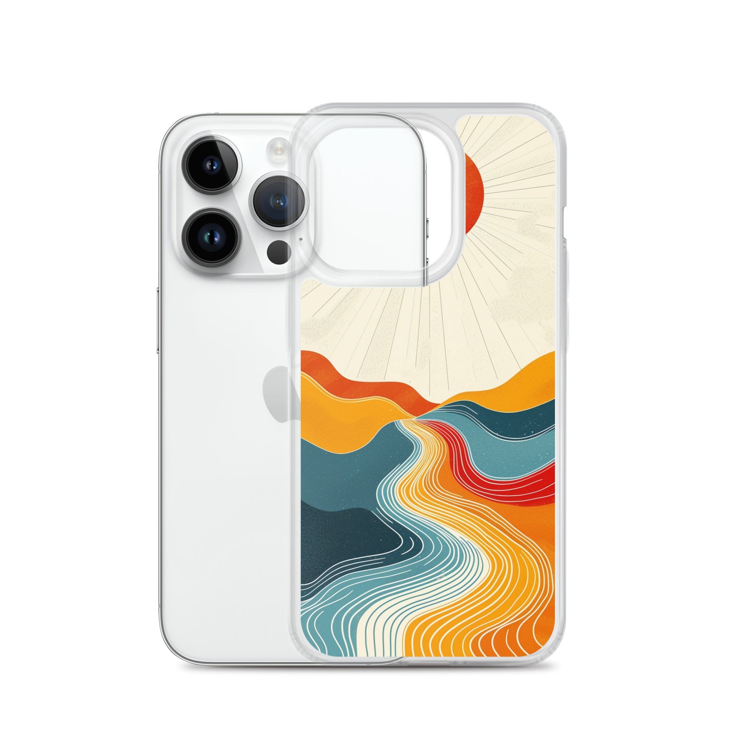 iPhone Case - Crimson Sol Labyrinth