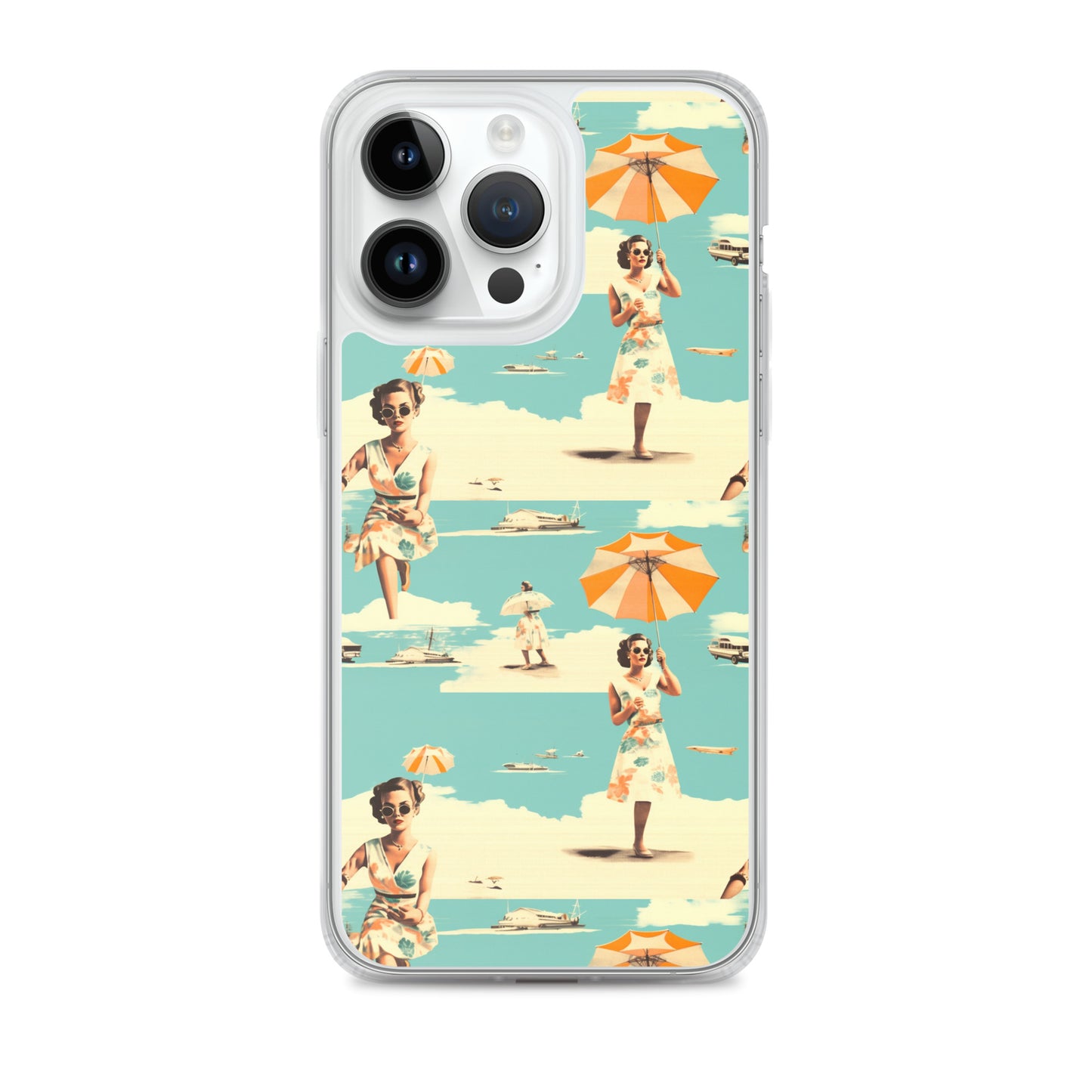 iPhone Case - Vintage Seaside Elegance