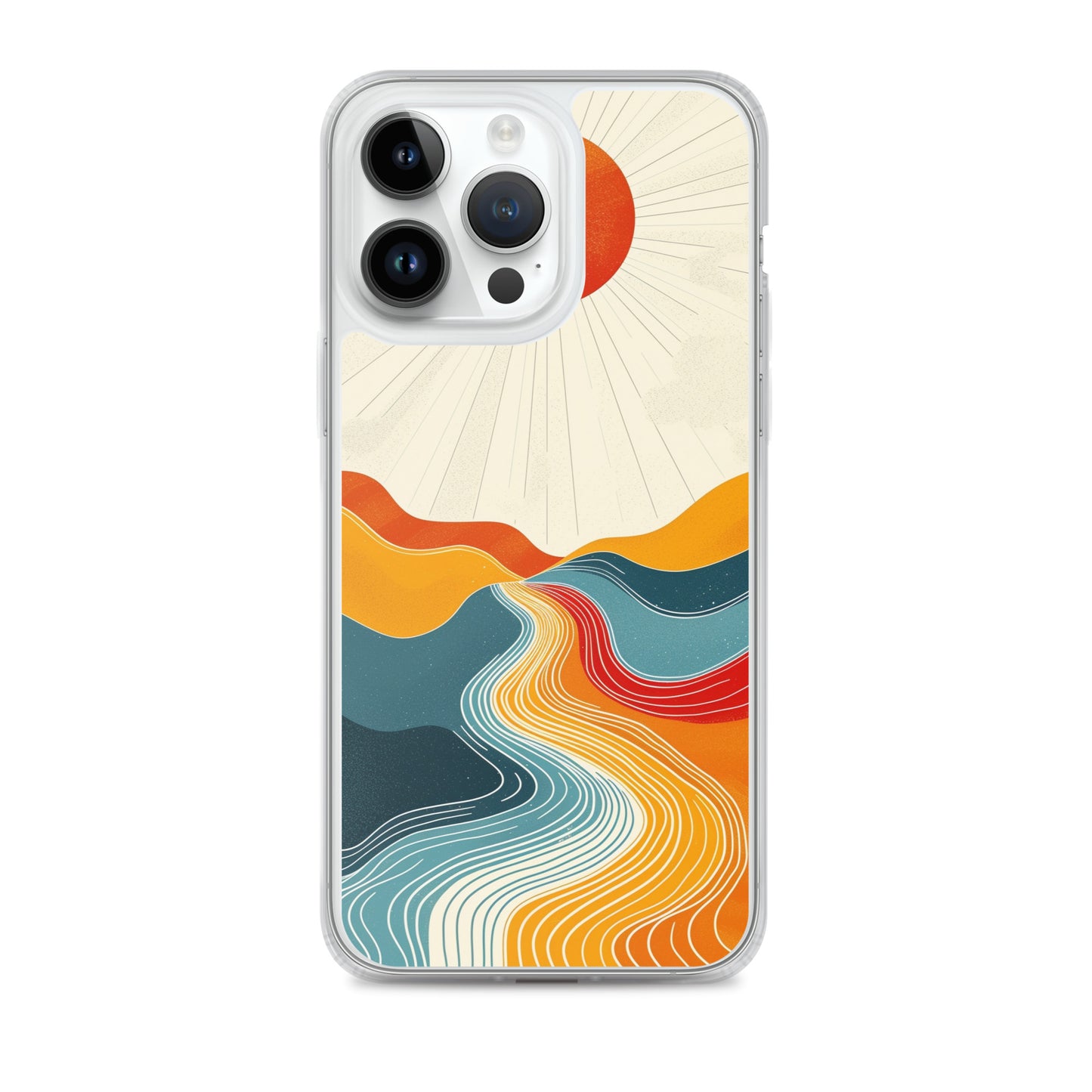 iPhone Case - Crimson Sol Labyrinth