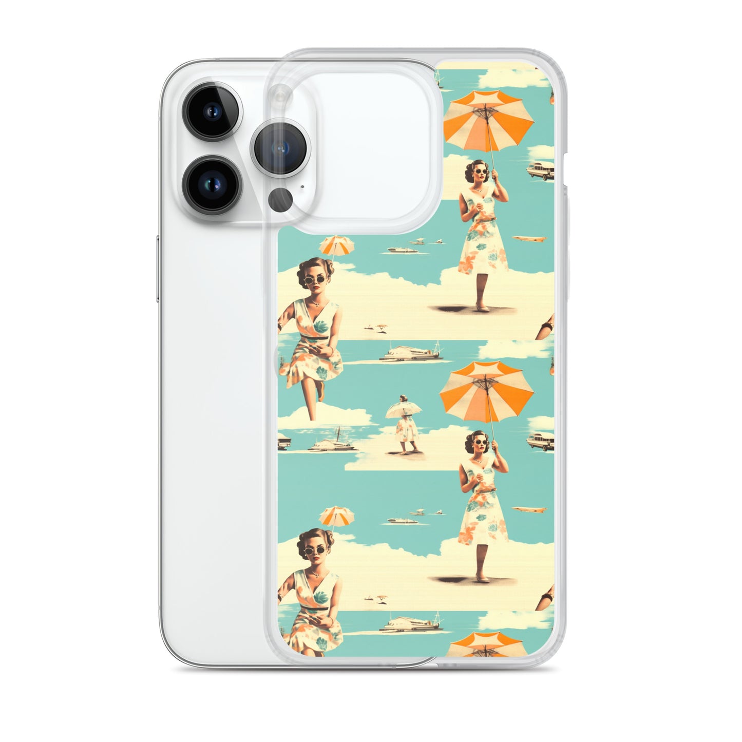 iPhone Case - Vintage Seaside Elegance