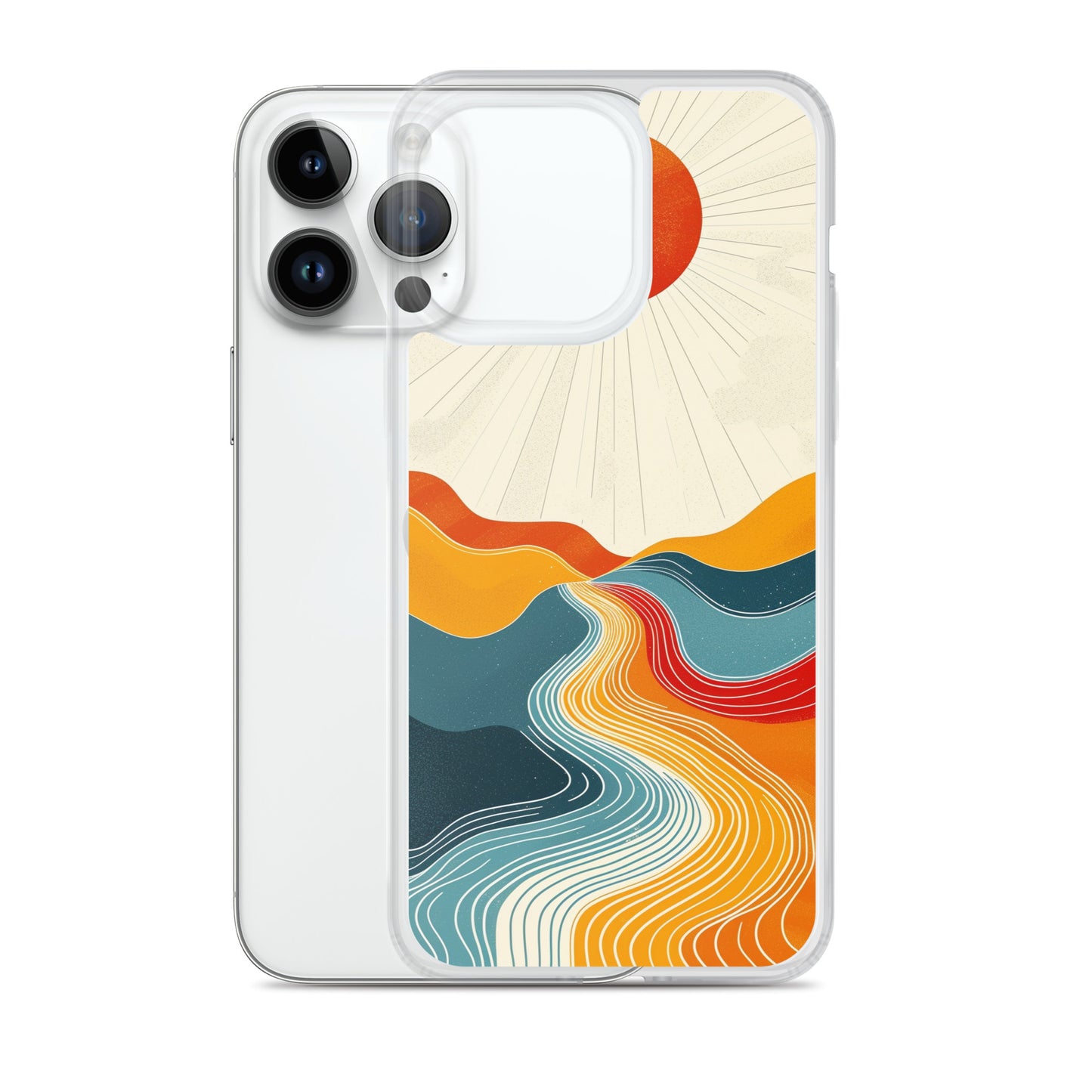 iPhone Case - Crimson Sol Labyrinth