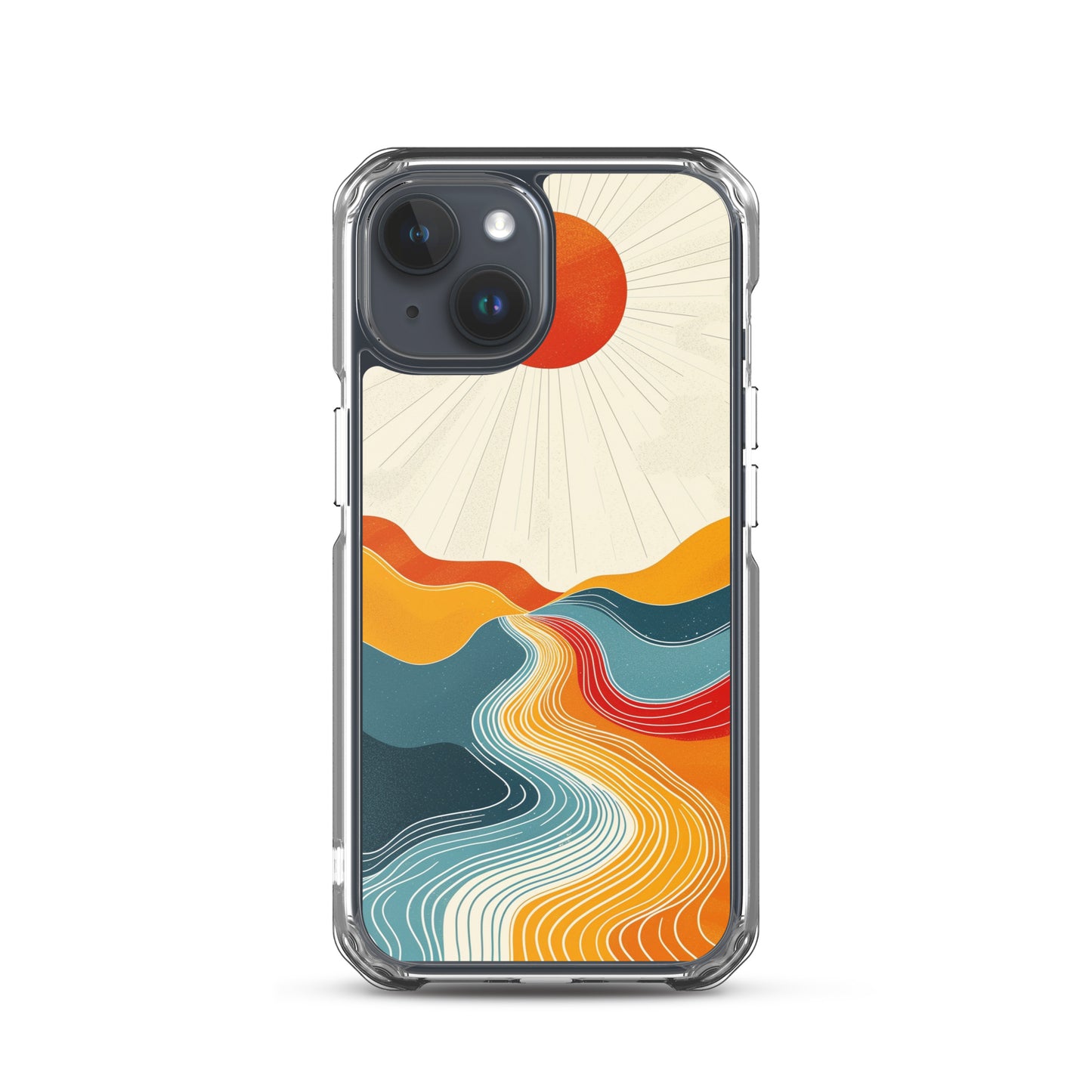 iPhone Case - Crimson Sol Labyrinth