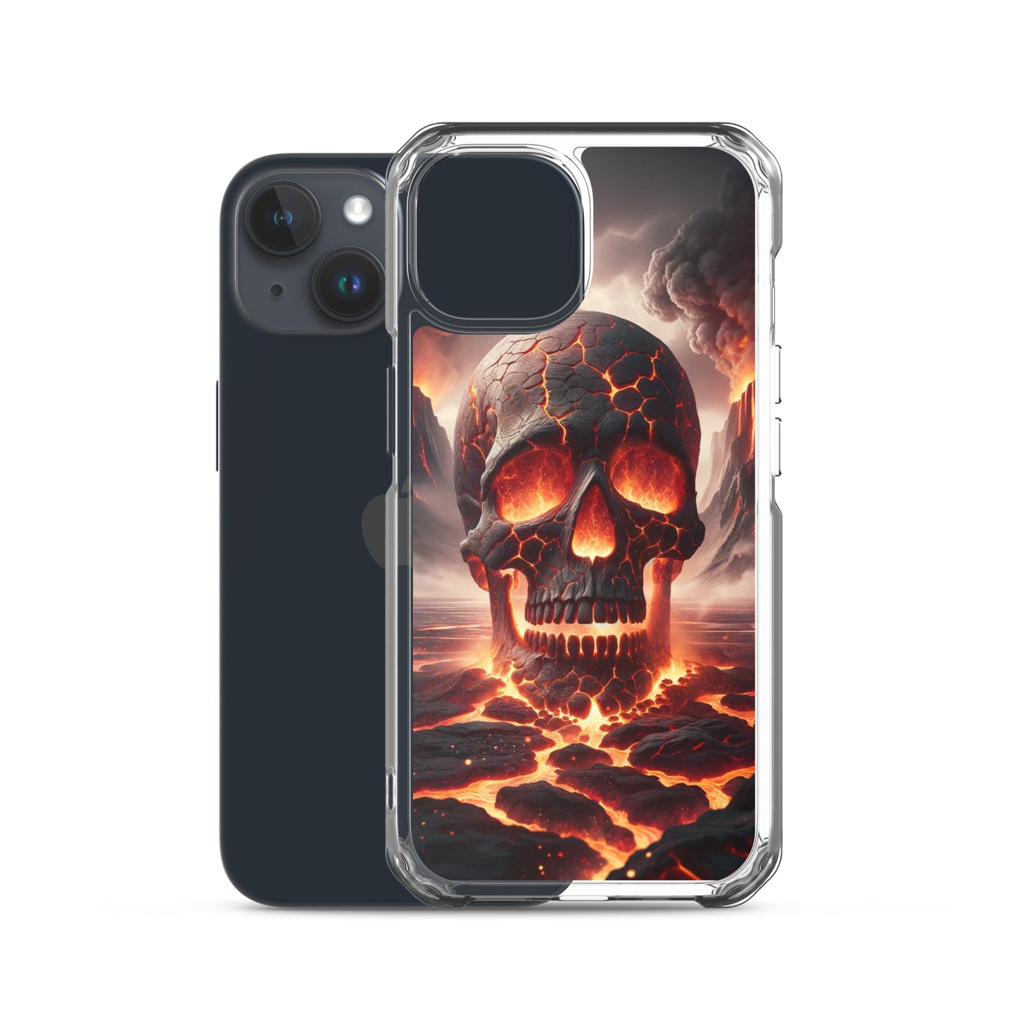 iPhone Case - Fiery Forge Skull