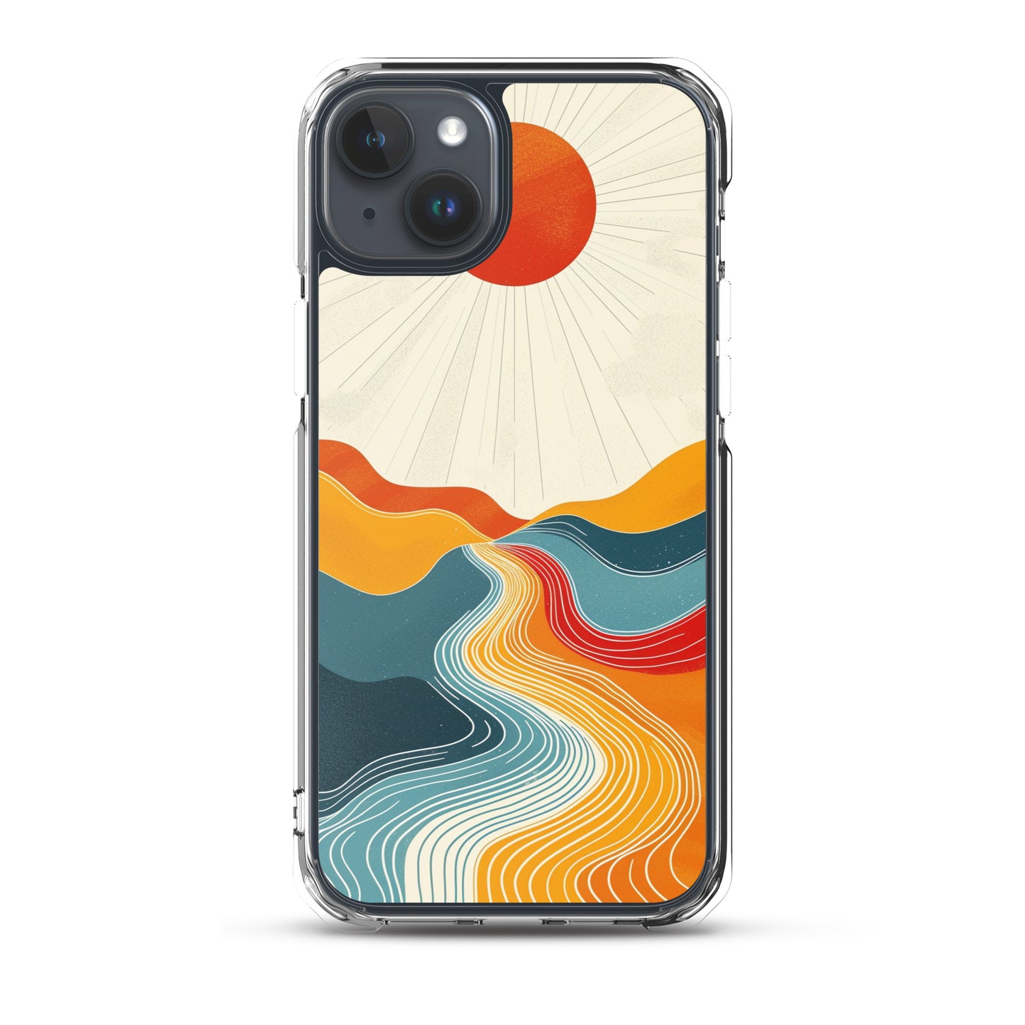 iPhone Case - Crimson Sol Labyrinth