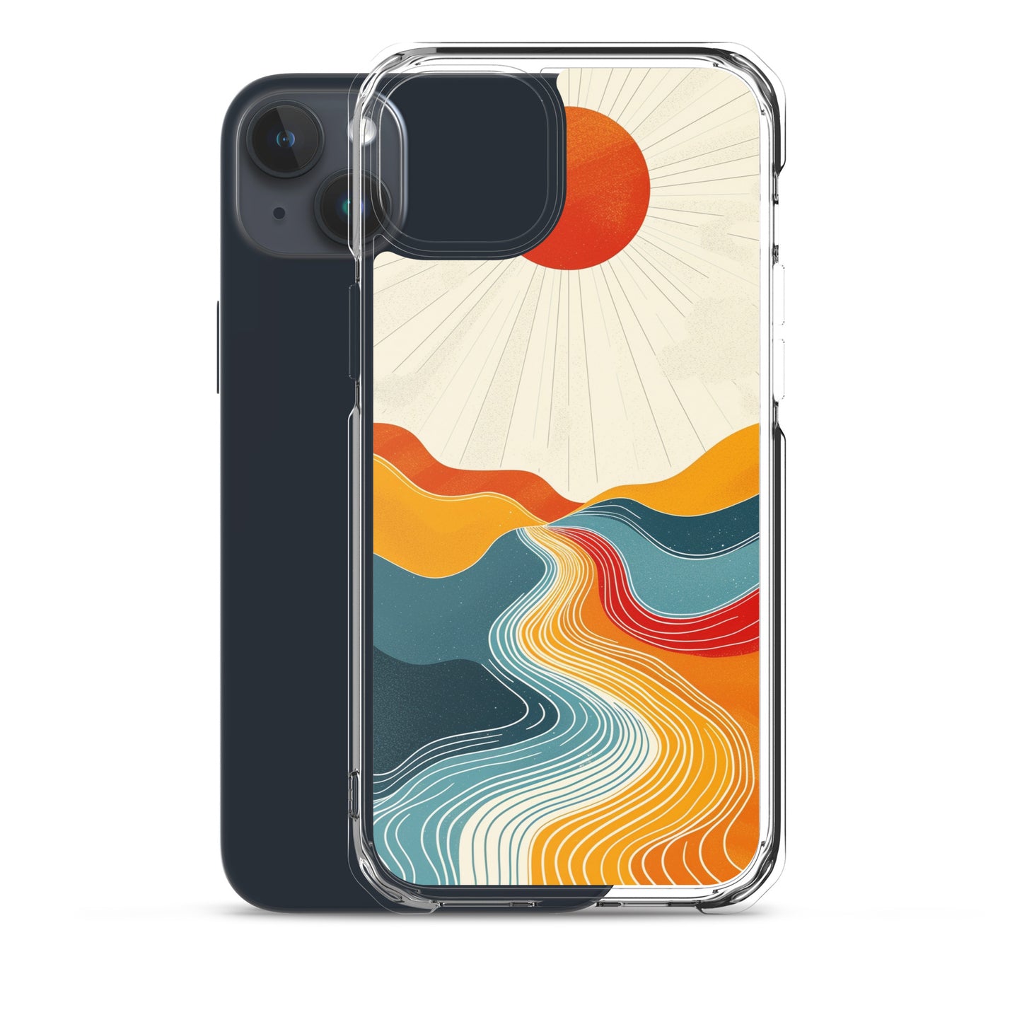 iPhone Case - Crimson Sol Labyrinth