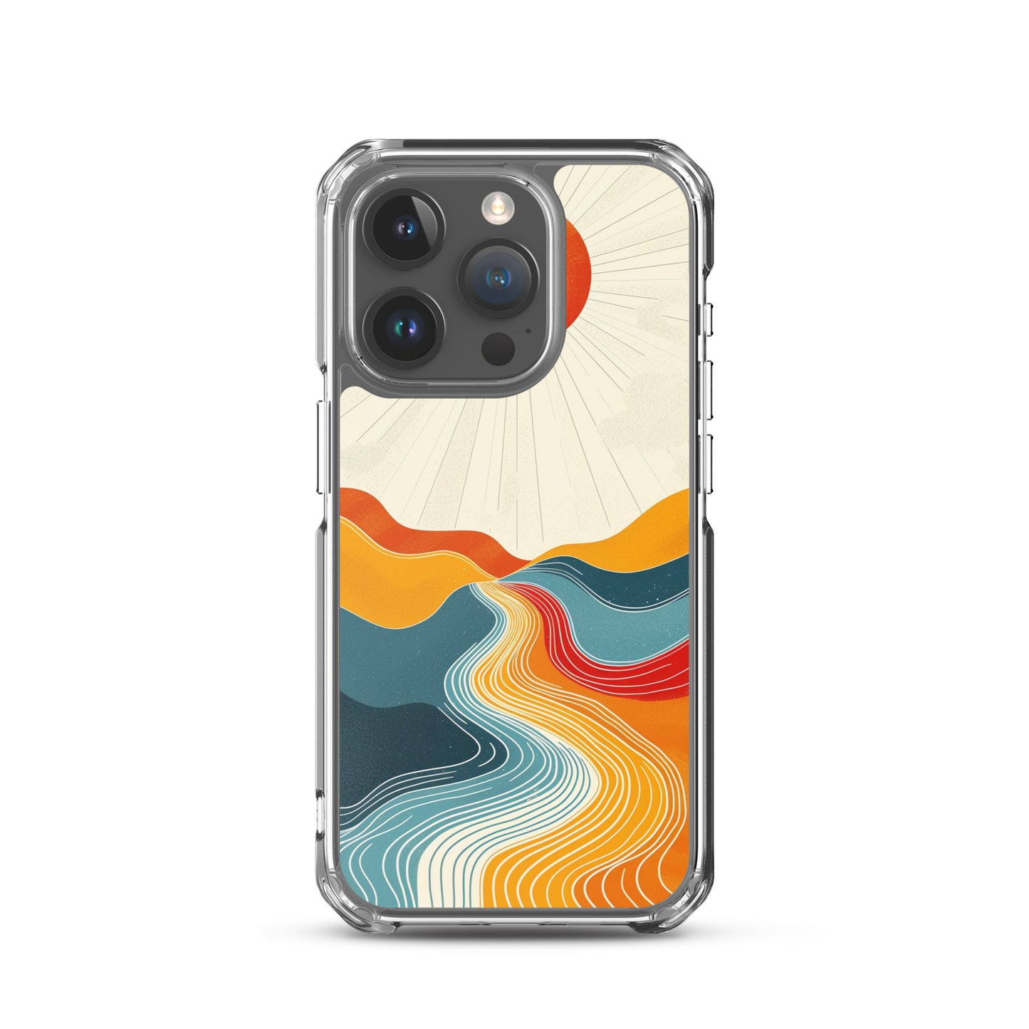 iPhone Case - Crimson Sol Labyrinth