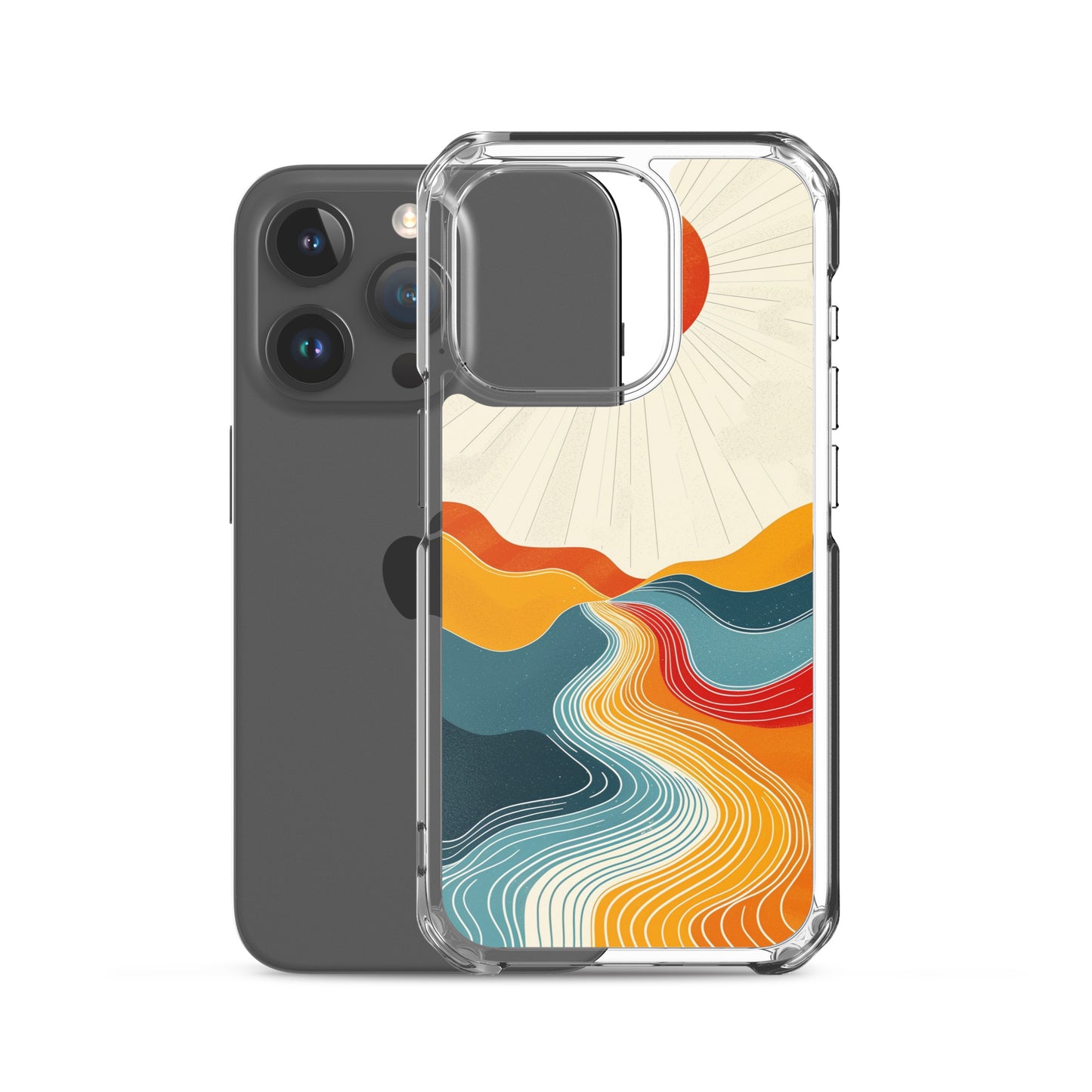iPhone Case - Crimson Sol Labyrinth