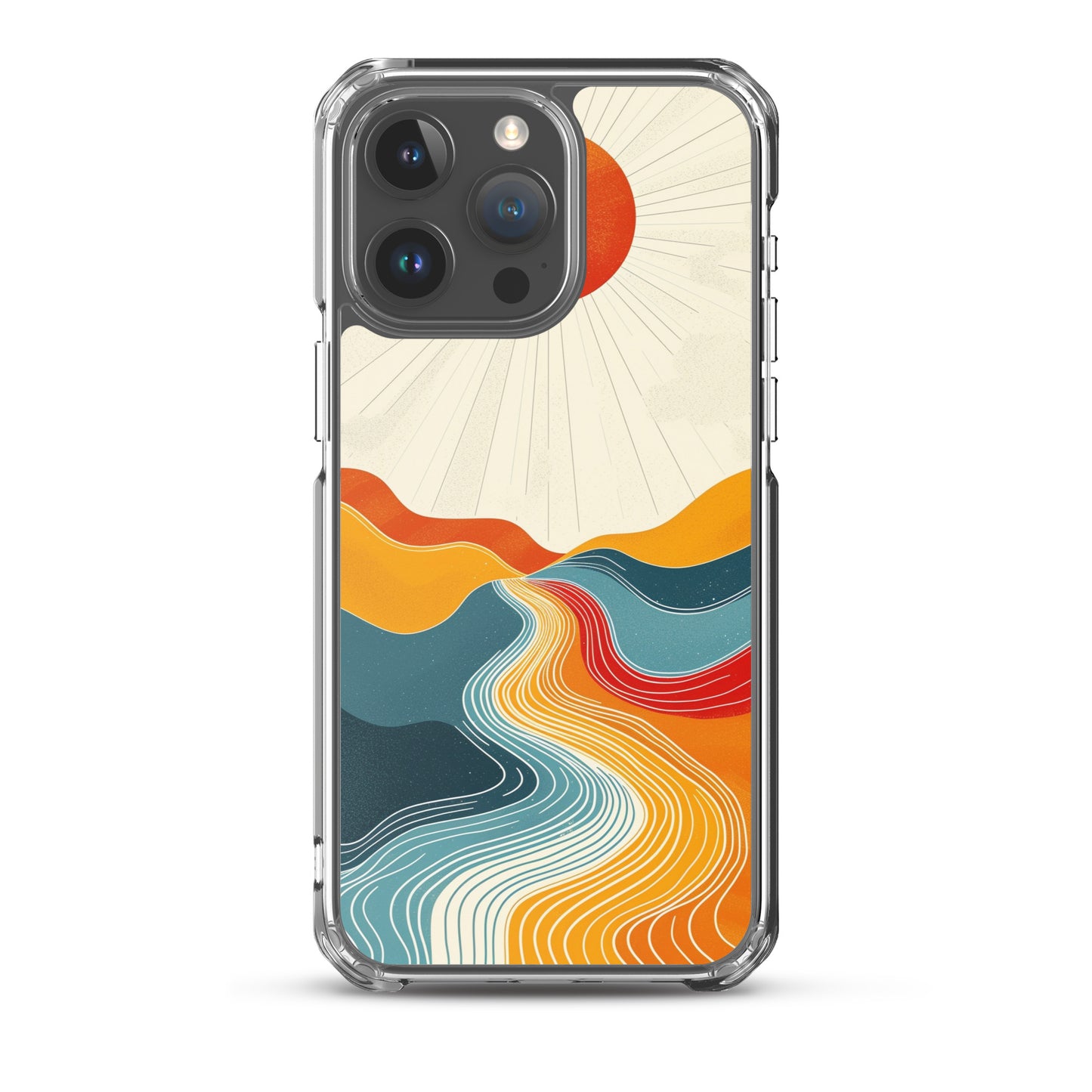 iPhone Case - Crimson Sol Labyrinth