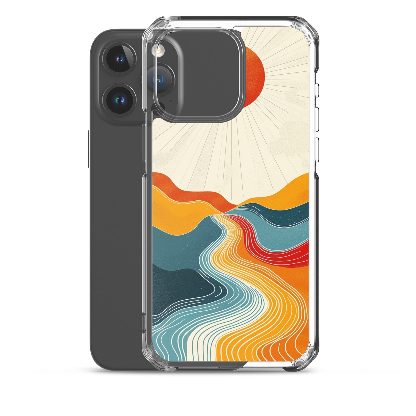 iPhone Case - Crimson Sol Labyrinth