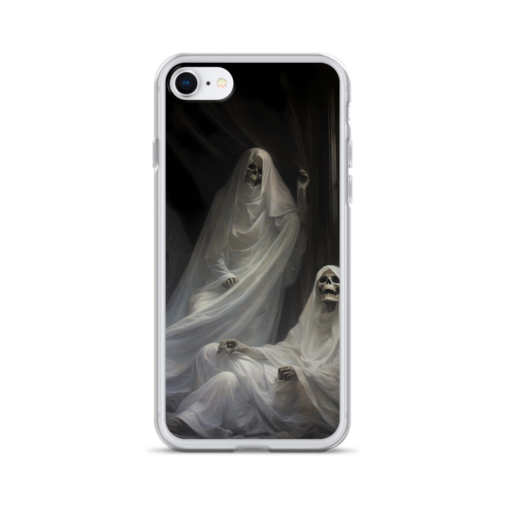 iPhone Case - Halloween Skeleton Ghosts