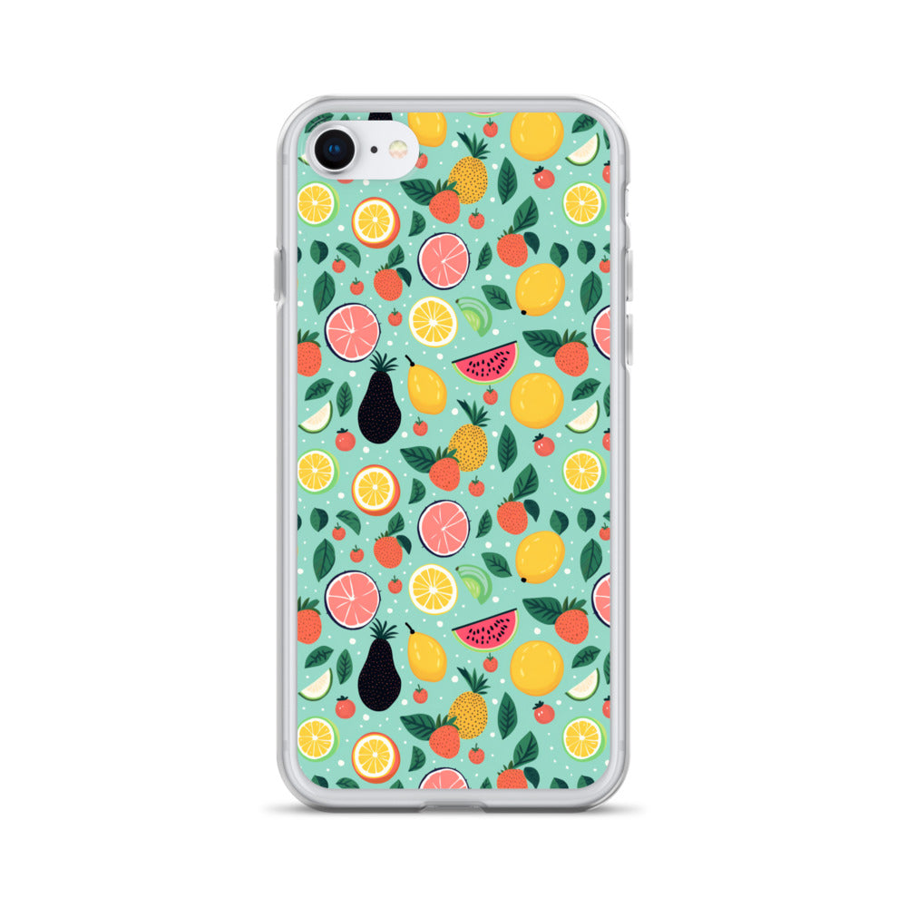 iPhone Case - Fun Fruits Pattern