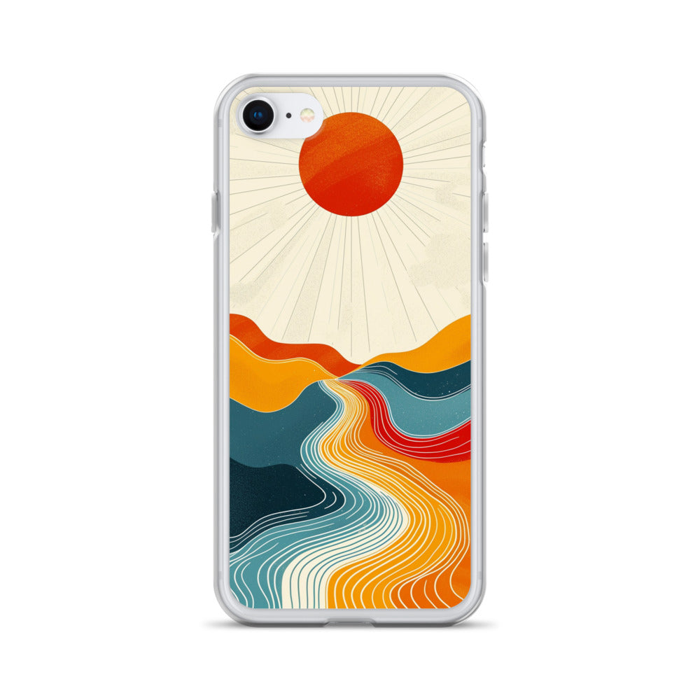 iPhone Case - Crimson Sol Labyrinth