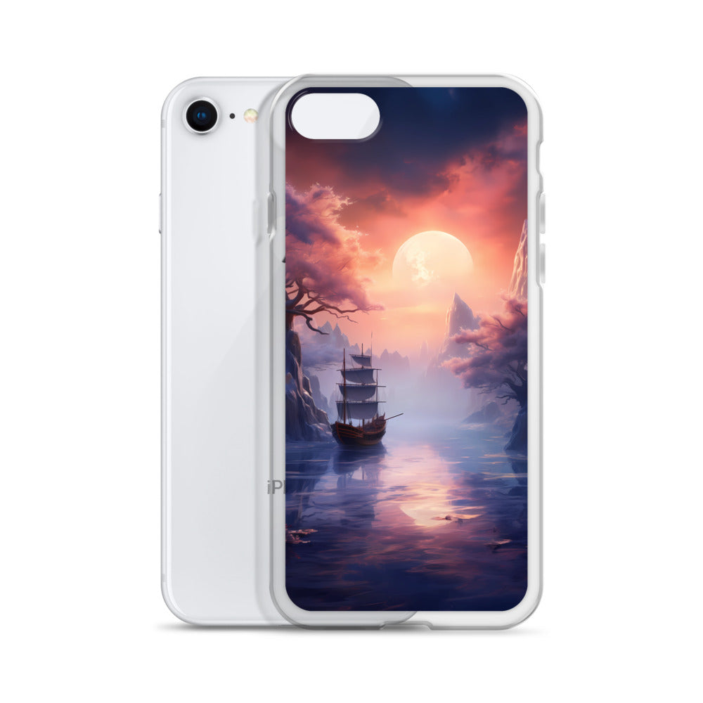 iPhone Case - Japanese Seascape Moonrise