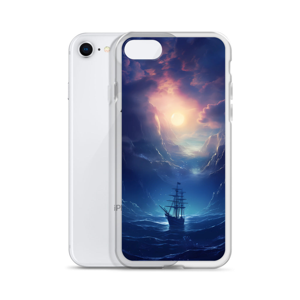 iPhone Case - Wooden Ship in Moonlight