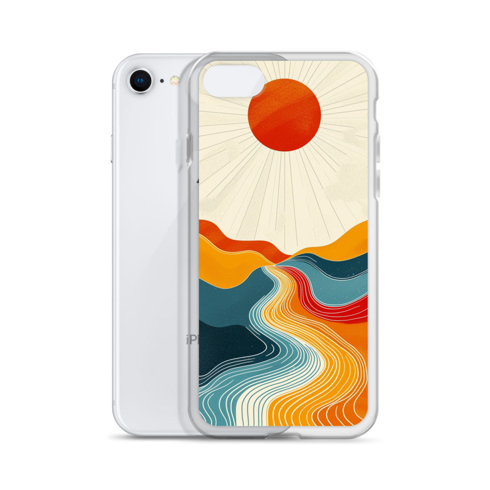 iPhone Case - Crimson Sol Labyrinth