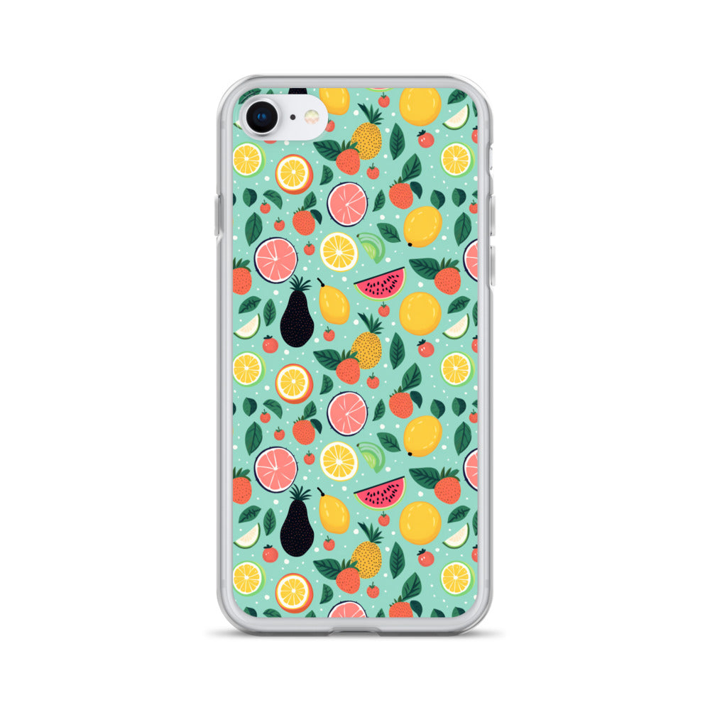 iPhone Case - Fun Fruits Pattern